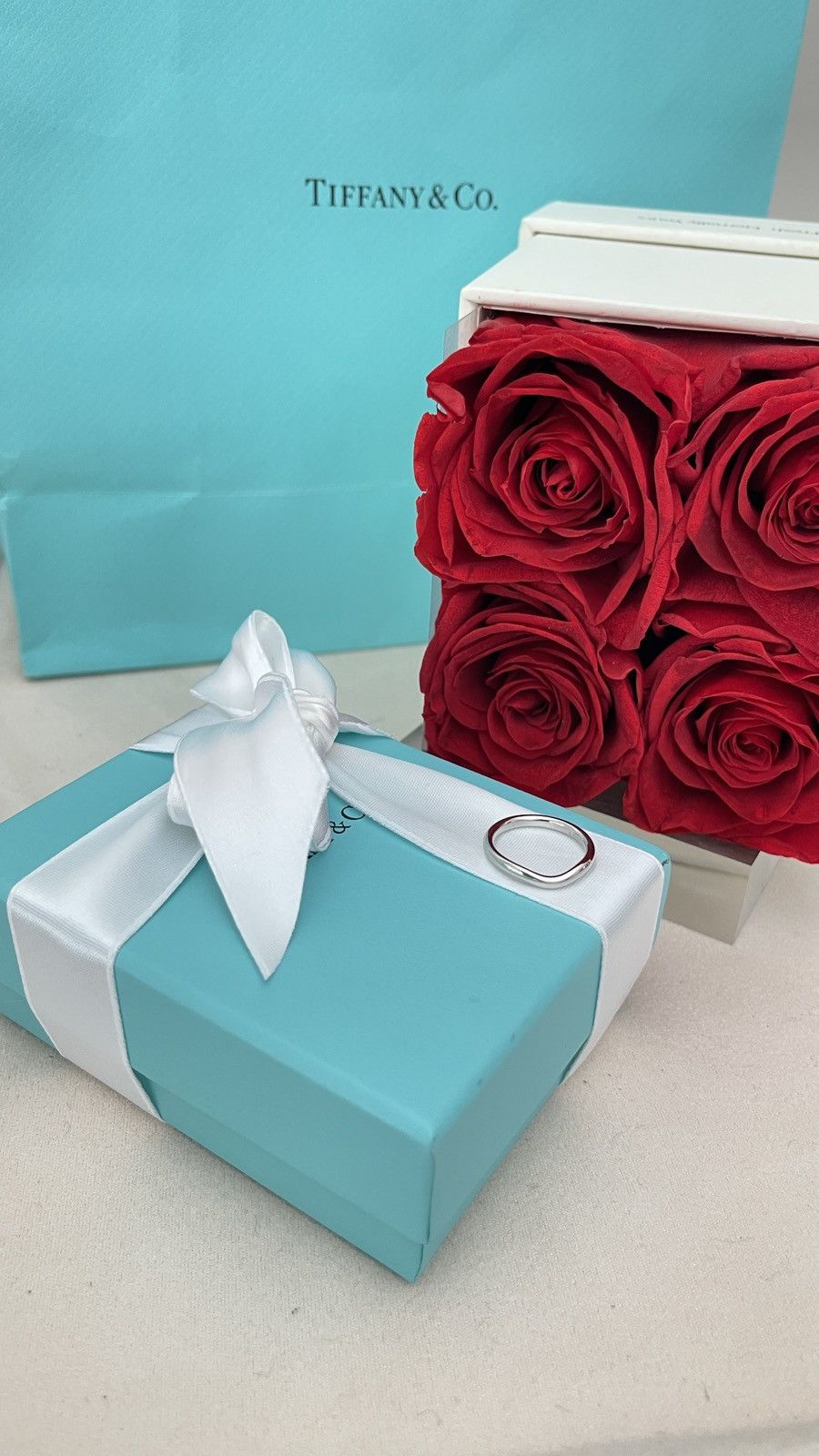 Tiffany & Co. Tiffany & Co. Elsa Peretti Wedding Ring Pl 4.5 NEW $1,150 Size ONE SIZE - 16 Thumbnail