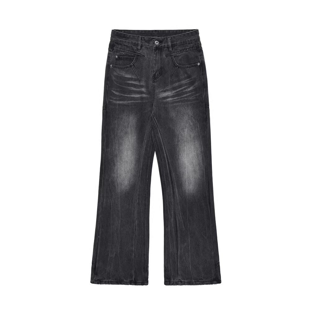 Japanese Brand × Jean Men's distressed washed loose straight jeans Size US 32 / EU 48 - 1 Thumbnail