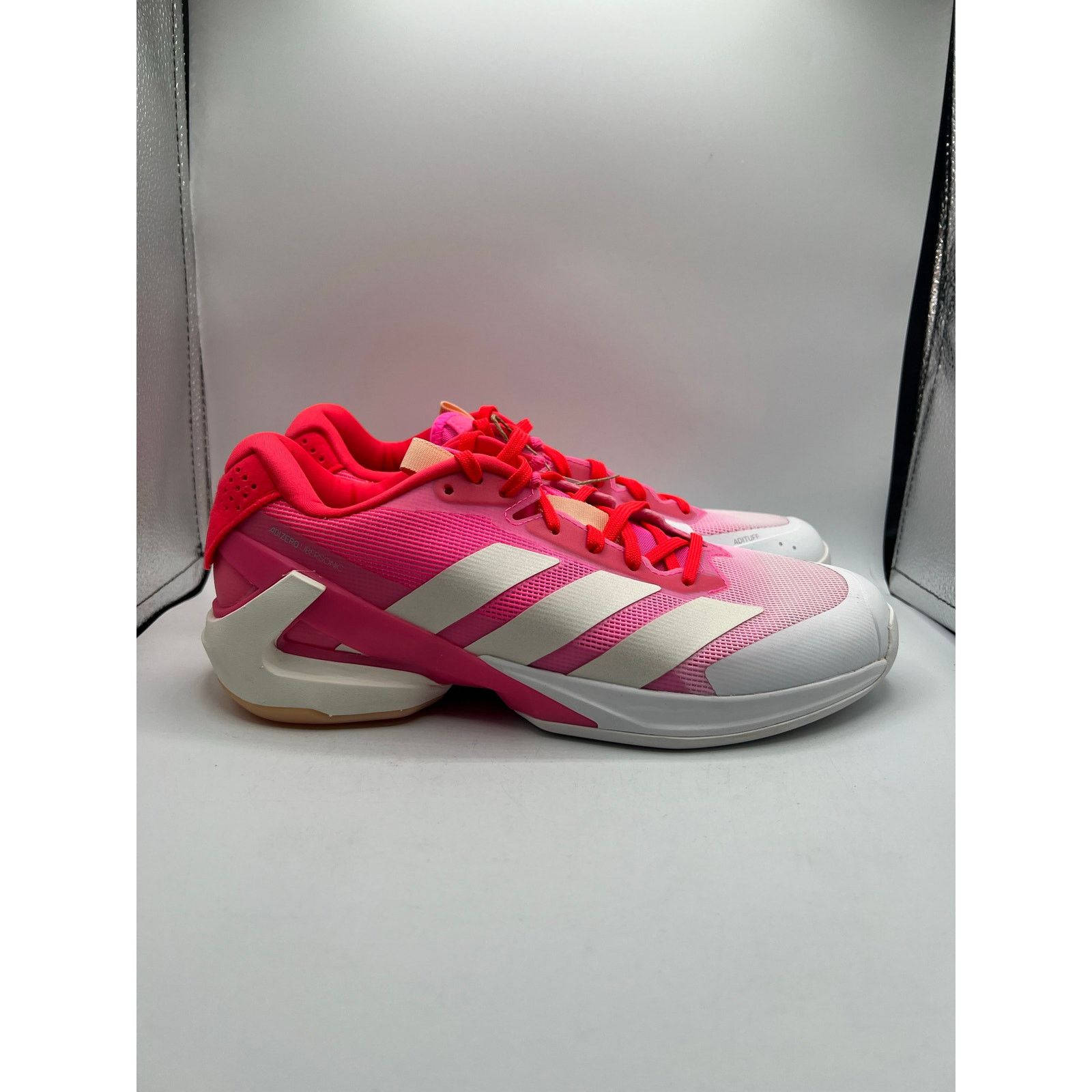 Adidas Adidas Woman’s Adizero Ubersonic 5 “Lucid Pink” Size US 7 / IT 37 - 3 Thumbnail