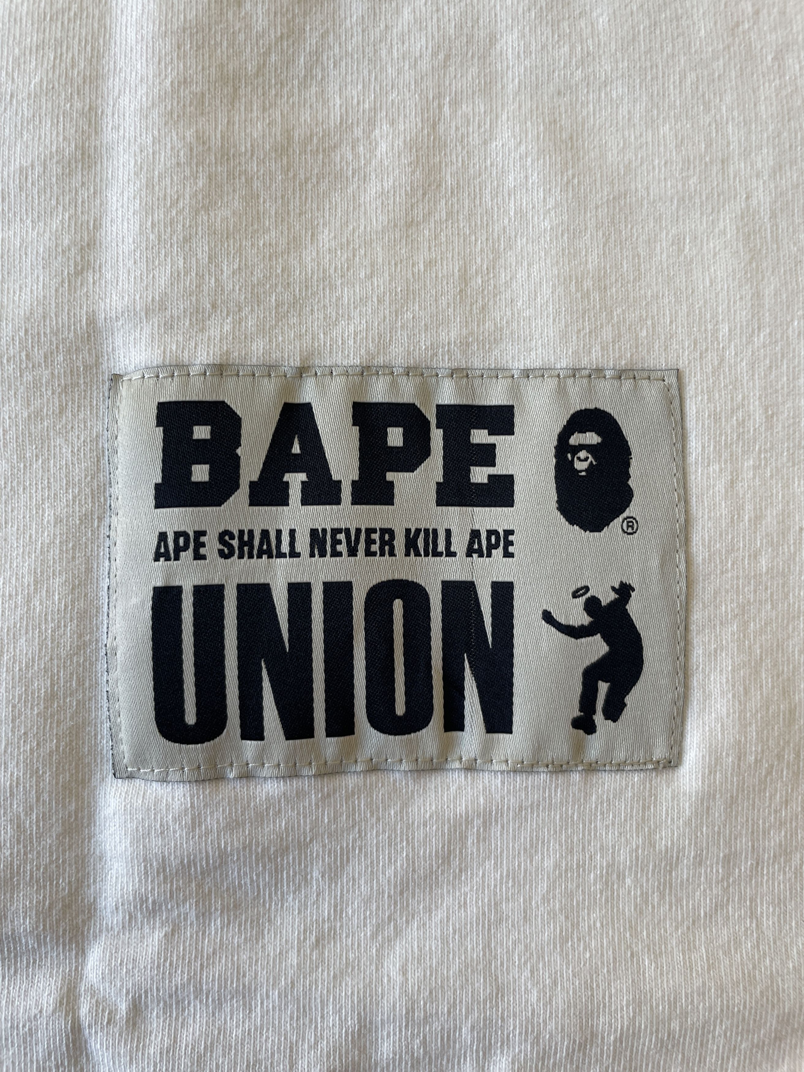 Bape × Union LA BAPE X UNION WASHED STA TEE Size US M / EU 48-50 / 2 - 6 Thumbnail
