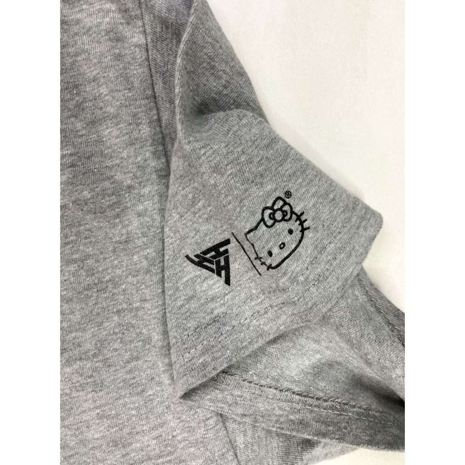Hypland HYPLAND x Hello Kitty Blocks Graphic T-shirt Men L Gray Short Sleeve Size US L / EU 52-54 / 3 - 3 Thumbnail