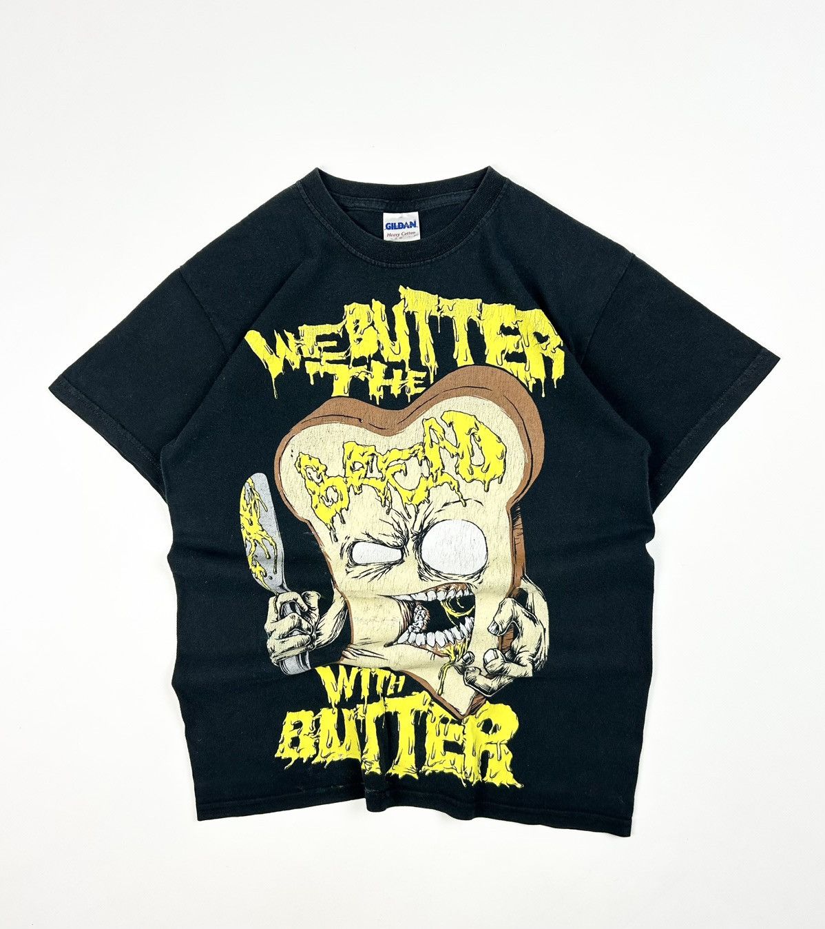 Band Tees × Vintage We Butter The Bread With Butter Rock T Shirt Vintage Size US S / EU 44-46 / 1 - 1 Thumbnail