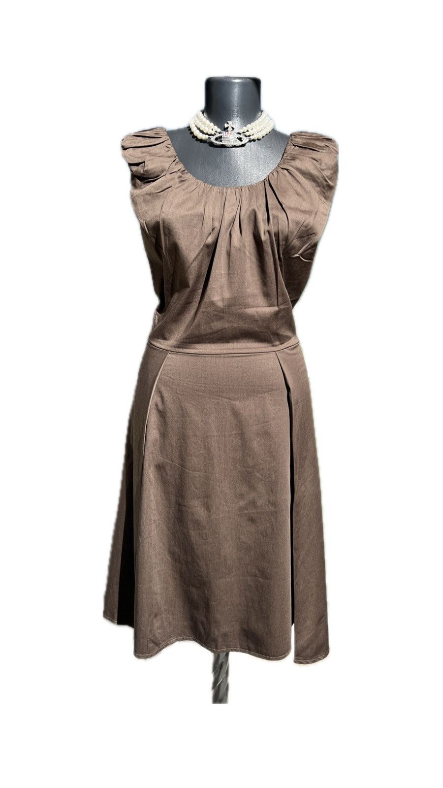 image of Vivienne Westwood Brown Dress, Women's (Size Small)