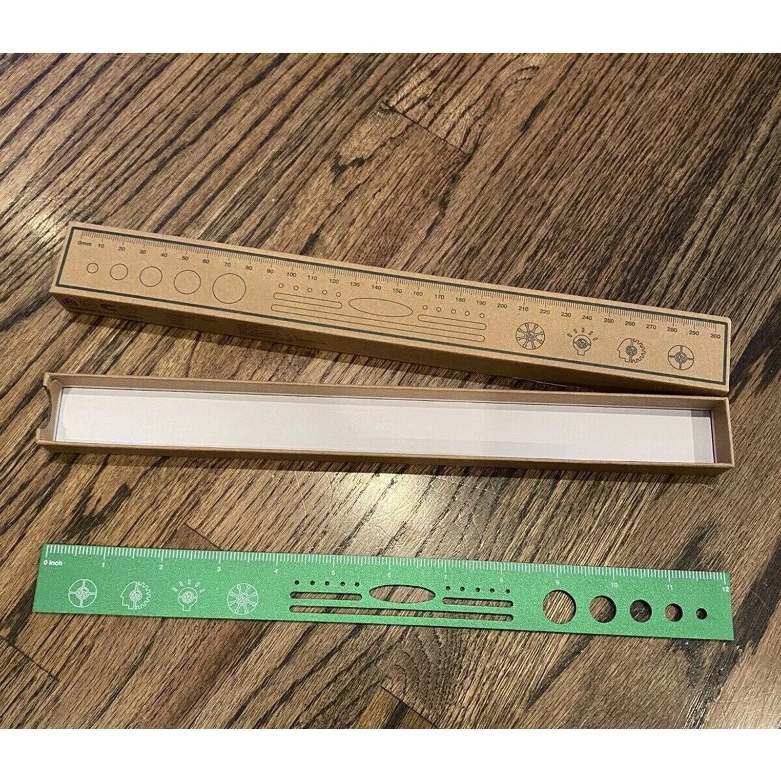 HIDDEN Hidden NY PPF Aluminum Ruler Green NEW Rare HiddenNY Size ONE SIZE - 2 Thumbnail