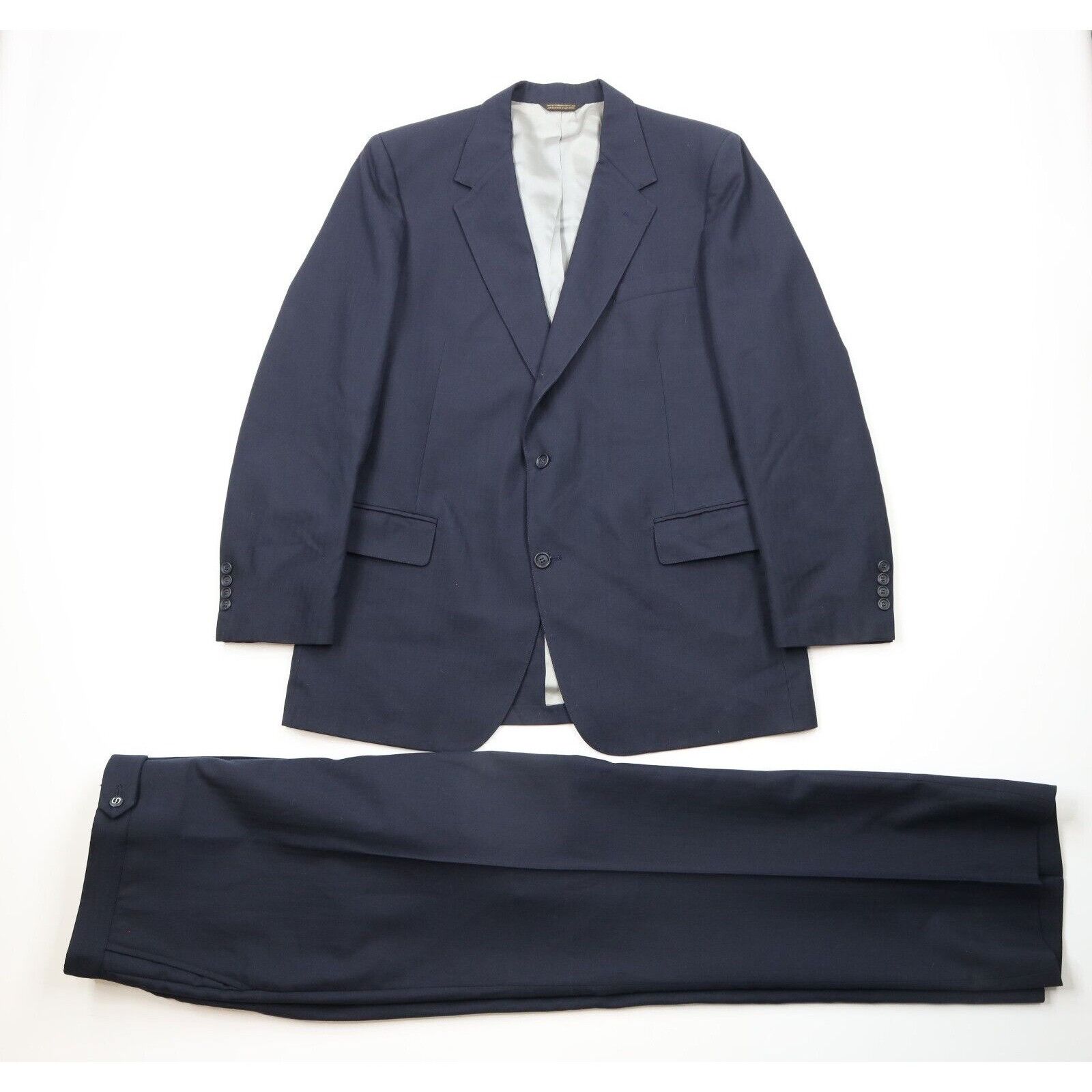 Vintage Vintage 70s Streetwear Wool Herringbone 2 Piece Suit Size 44L - 1 Thumbnail