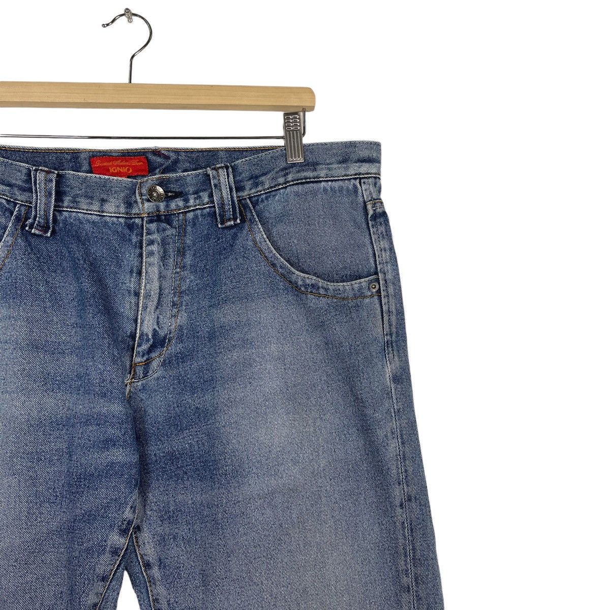 Japanese Brand IGNIO FADED BLUE JEANS Size US 36 / EU 52 - 5 Thumbnail