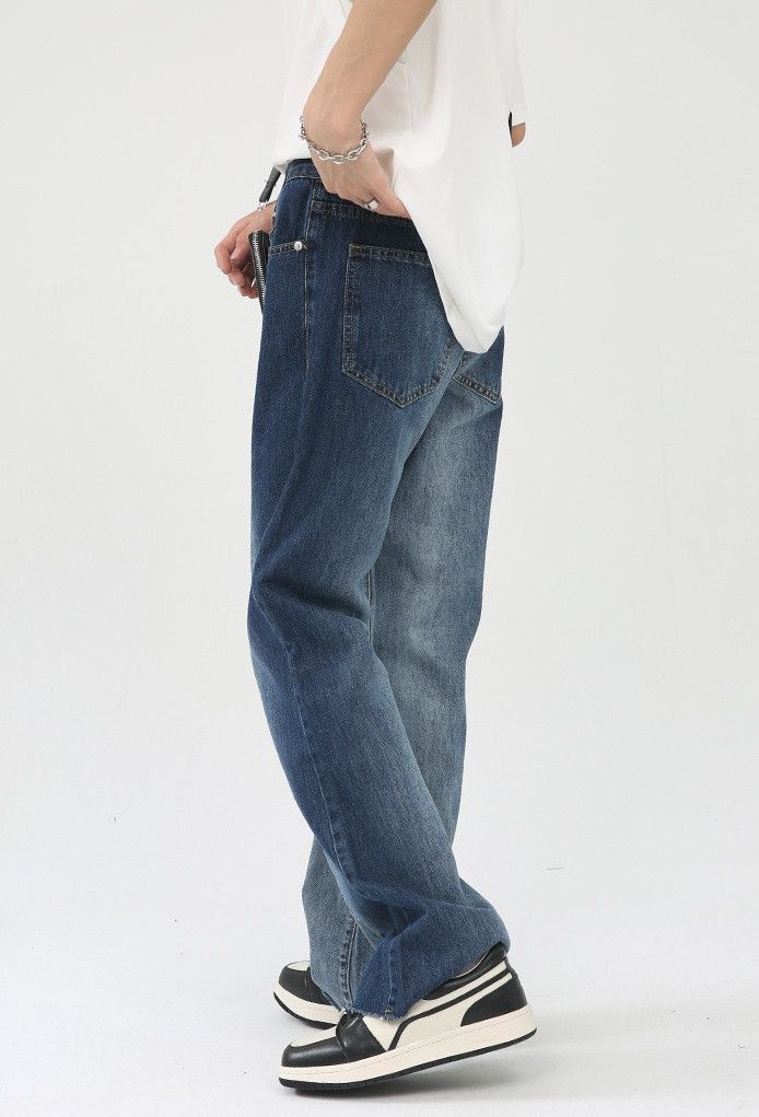 Japanese Brand × Vintage Gradient flared straight-leg casual jeans Size US 32 / EU 48 - 6 Thumbnail