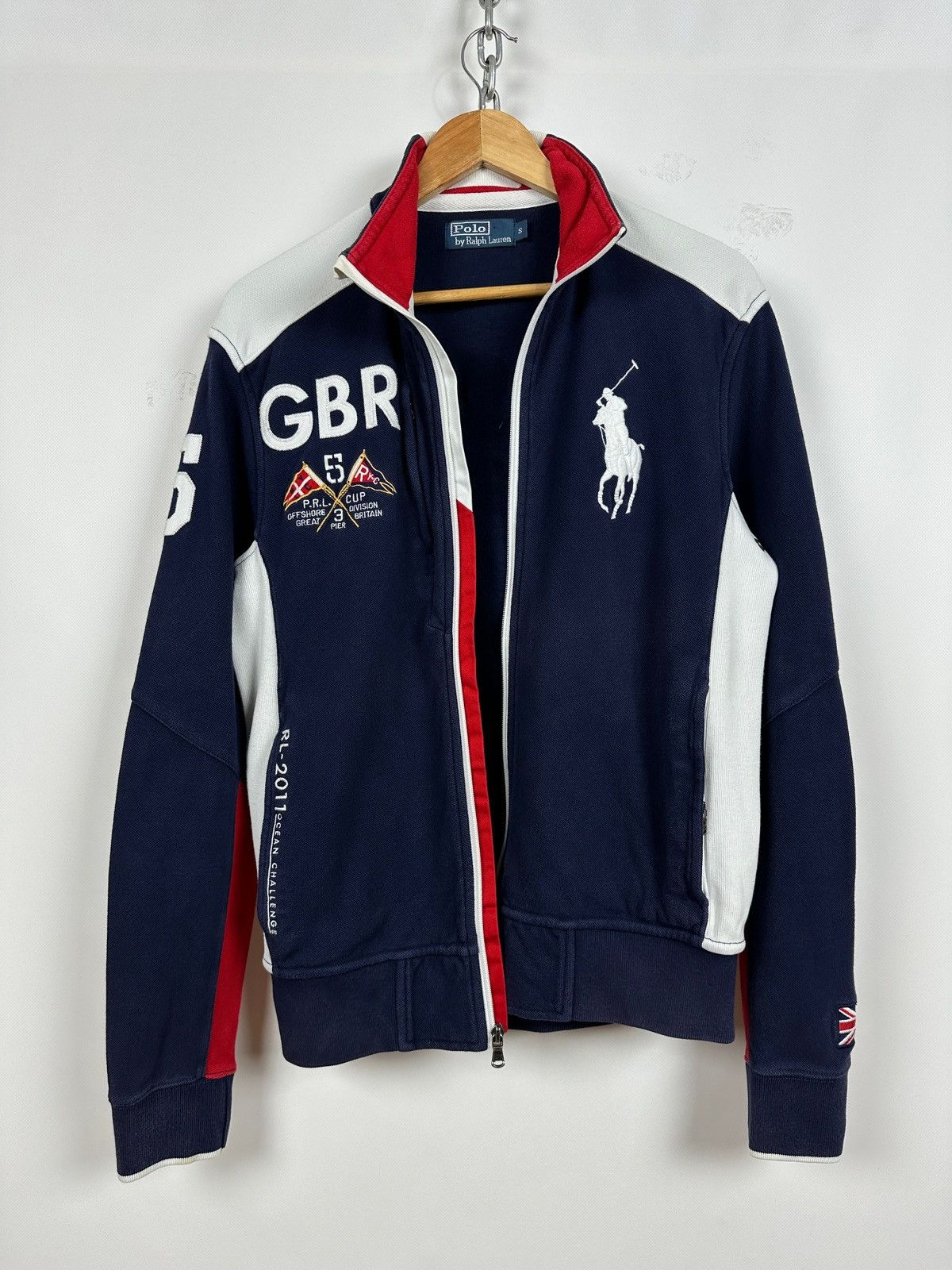 Polo Ralph Lauren Vintage Polo Ralph Lauren GBR Chief Keef Zip Sweatshirt Size US S / EU 44-46 / 1 - 6 Thumbnail