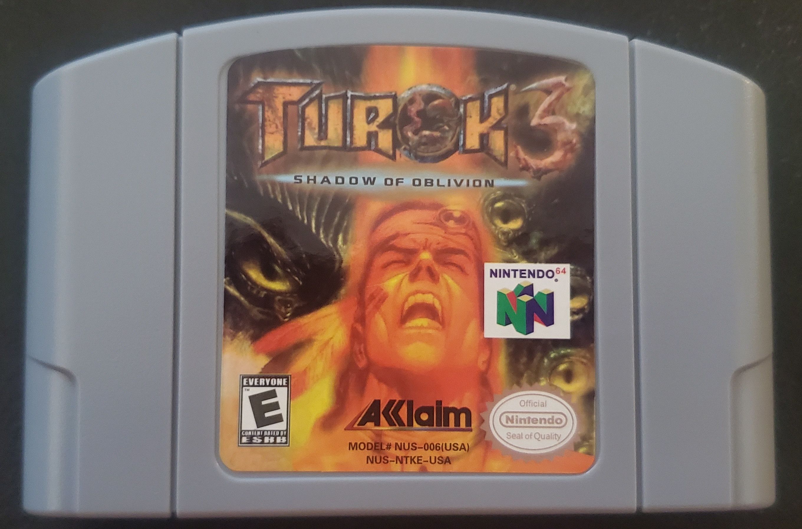 Nintendo Turok 3 Shadow of Oblivion N64 Nintendo 64 Video Game Size ONE SIZE - 1 Thumbnail