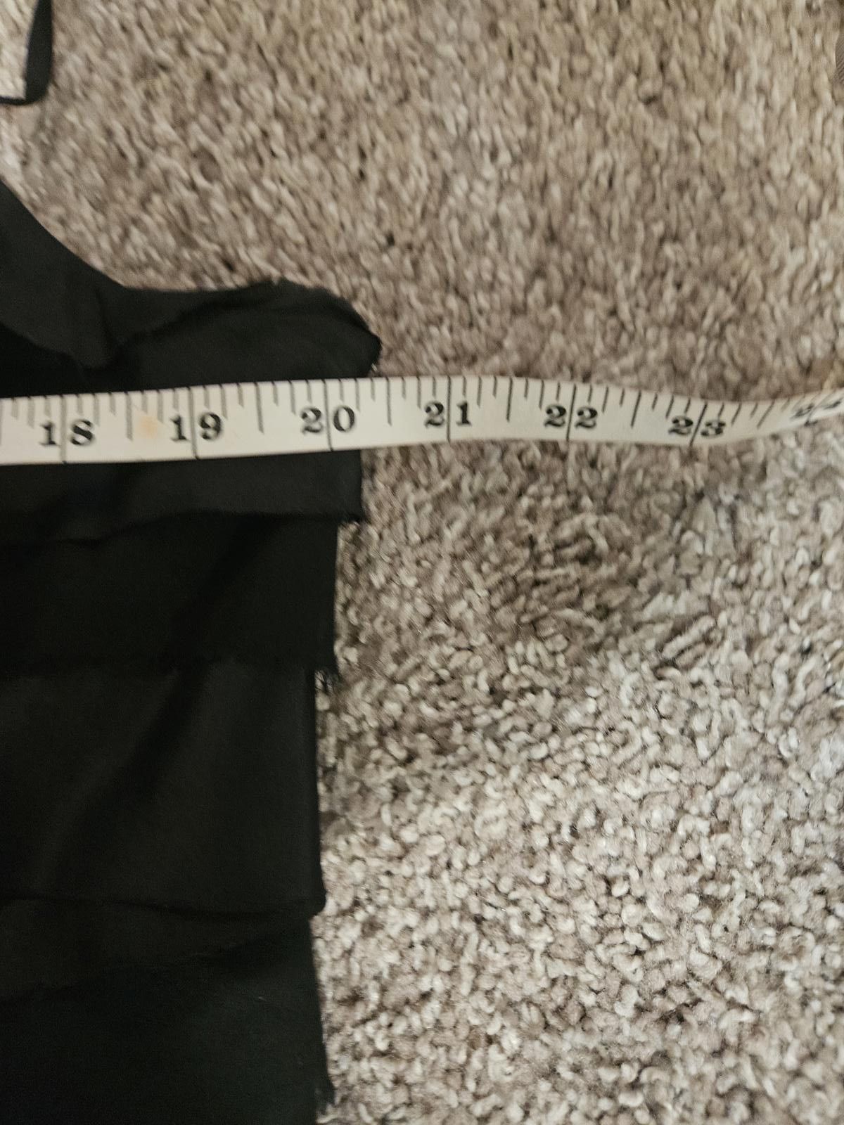 Ann Taylor Ann Taylor Black Satin Layered Dress Size XL / US 12-14 / IT 48-50 - 9 Thumbnail