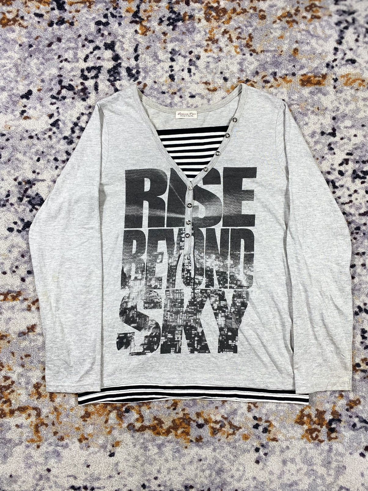 If Six Was Nine × Japanese Brand × Le Grande Bleu (L.G.B.) JapaneseBrand Poem Seditionaries Gothic Punk Long sleeve Size US L / EU 52-54 / 3 - 1 Thumbnail