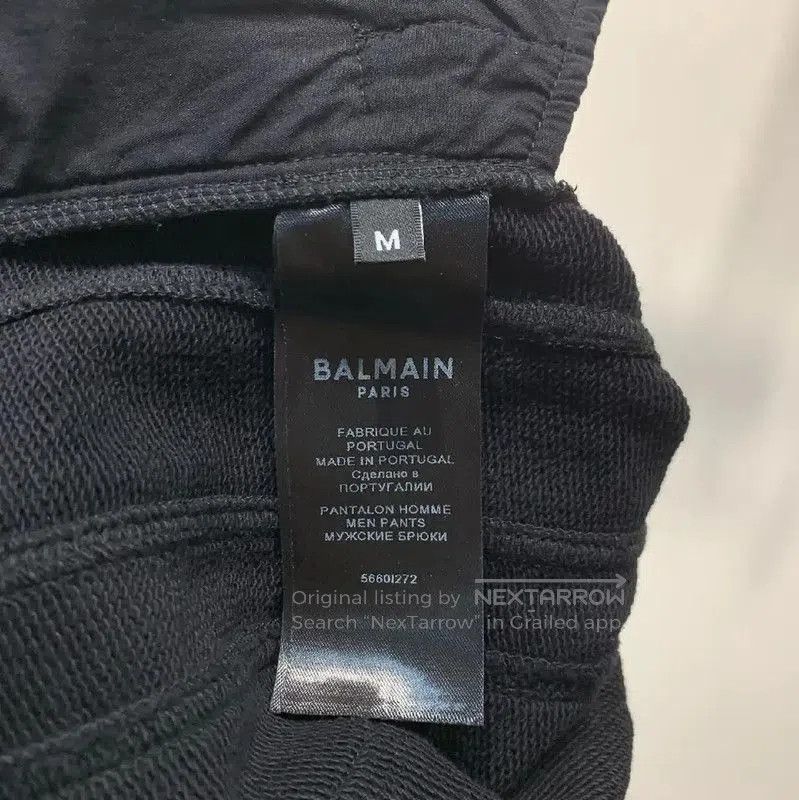 Balmain Balmain Black Cotton Men's Casual Pants . Size US 32 / EU 48 - 7 Thumbnail