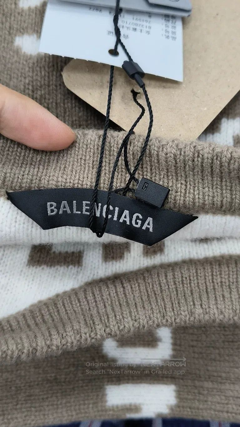 Balenciaga Balenciaga Crewneck Long Sleeve Sweater Size US S / EU 44-46 / 1 - 3 Thumbnail
