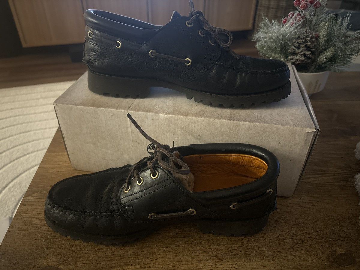 Timberland END. Clothing Timberland 3 Eye Lug Black Size US 12 / EU 45 - 3 Thumbnail