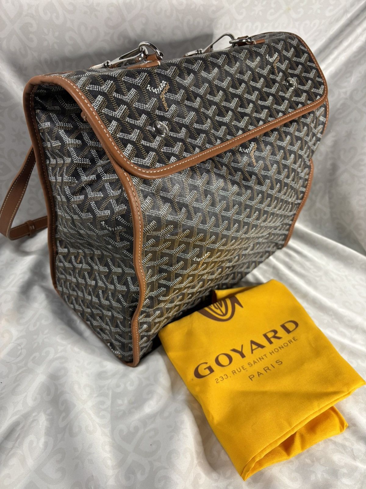 Goyard Fold Backpack With Dustbag And Paperbag, Women's