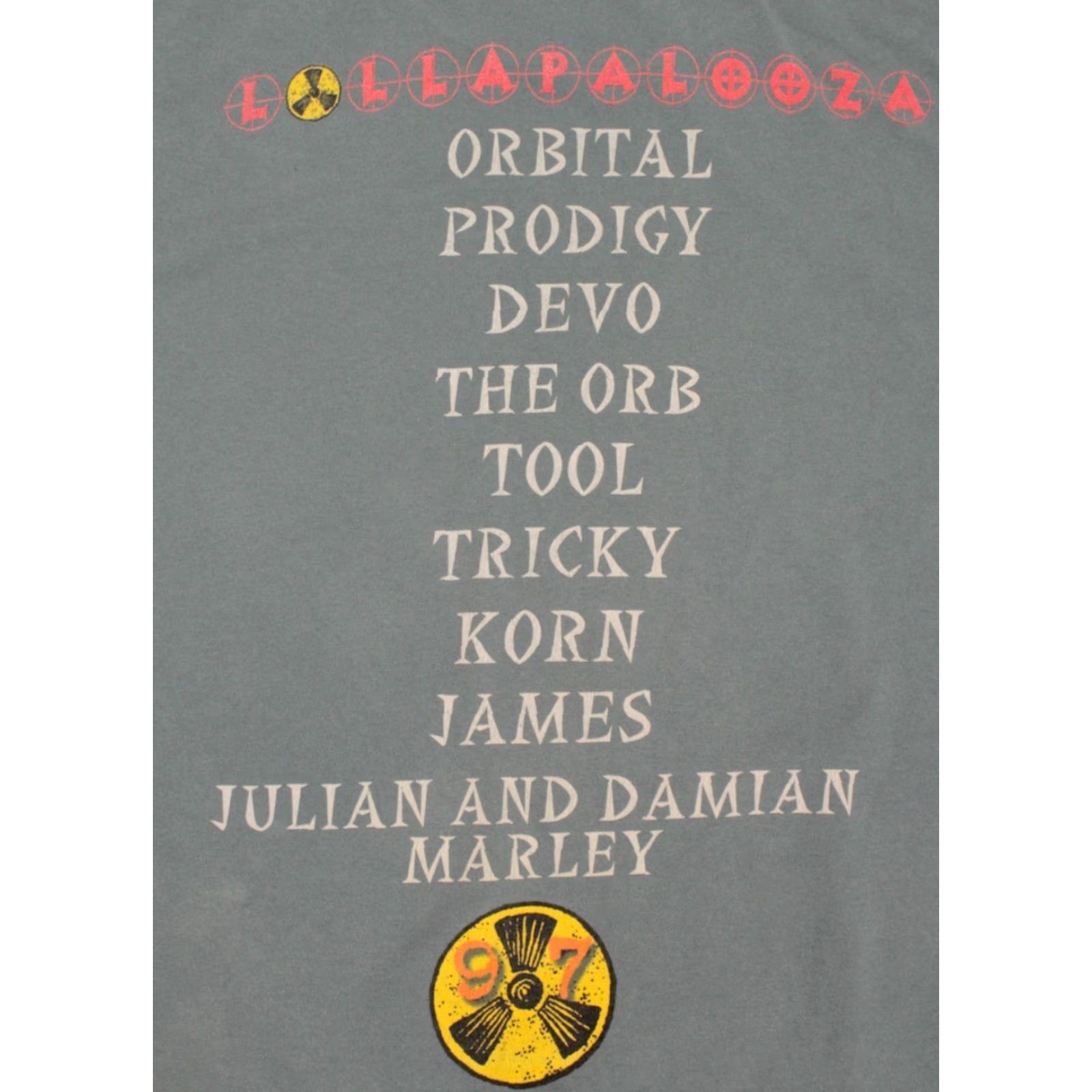 Vintage Giant Men’s VTG 90s Lollapalooza ’97 Festival TShirt XL Blue Graphic Tee 1990s 1997 Mens Size US XL / EU 56 / 4 - 4 Thumbnail