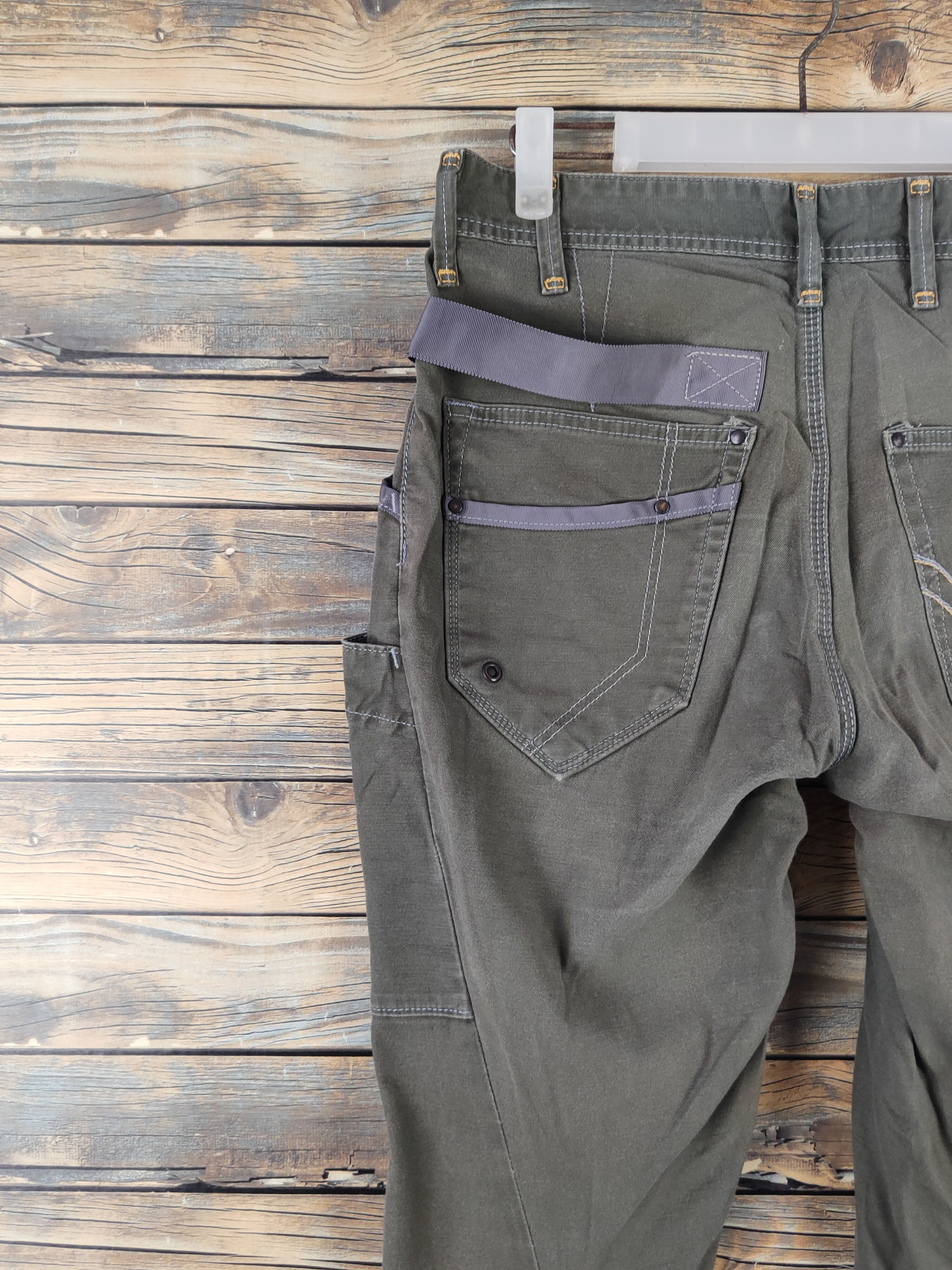 Edwin DL Edwin Efunction Dark Olive Multipocket Cargo Pants# 1946 Size US 28 / EU 44 - 9 Thumbnail