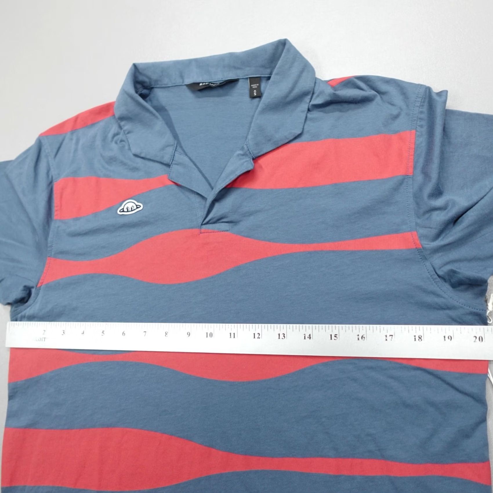 Vintage Radmor Golf Polo Crosby Reverb Blue Red Striped Pima Cotton Shirt Mens Size S Size US S / EU 44-46 / 1 - 5 Thumbnail