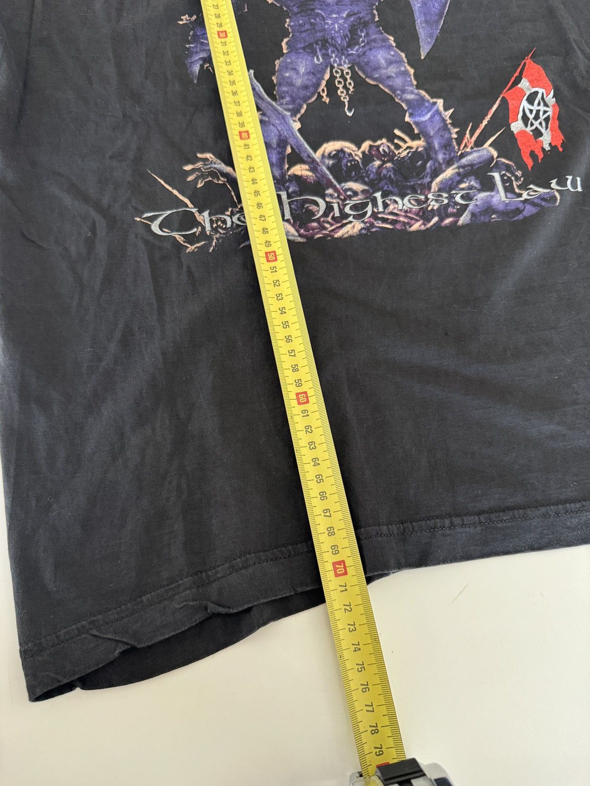 Band Tees *RARE* 90s VINTAGE BAND TEE METAL RITUAL CARNAGE KNIGHT EURO Size US XL / EU 56 / 4 - 7 Thumbnail
