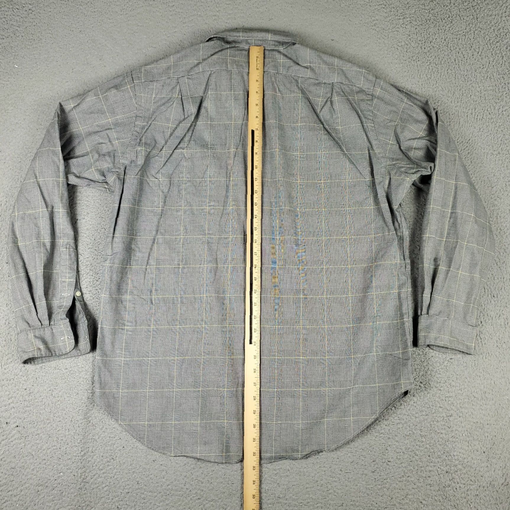 Ralph Lauren Ralph Lauren Button-Up Shirt Mens XL Gray Plaid Long Sleeve Casual Modern Preppy Size US XL / EU 56 / 4 - 5 Thumbnail