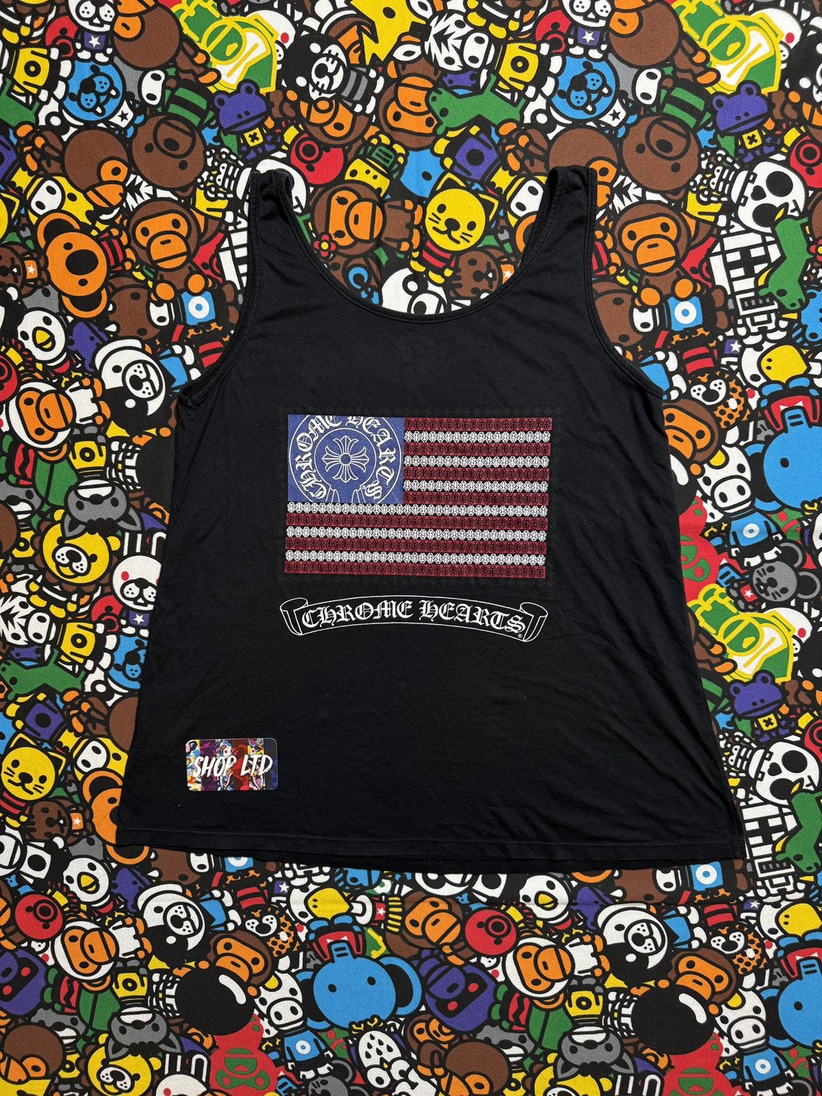 Chrome Hearts Chrome Hearts American Flag tank | Grailed