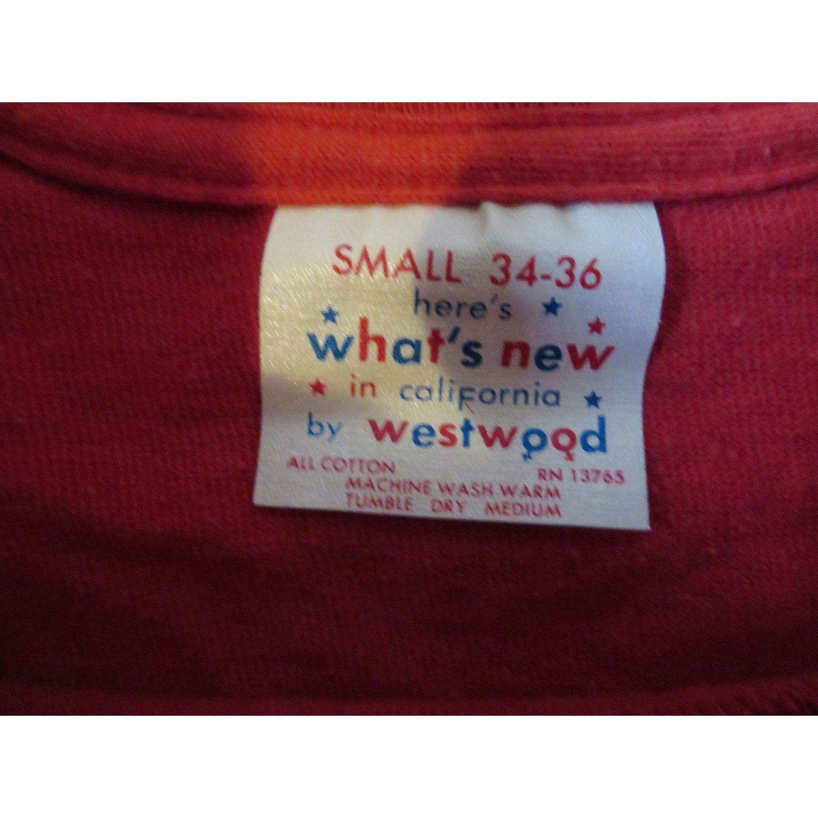 Other 70s/80s Humorous Golf T-Shirt Double Sided "Uncle Al" Red S Size US S / EU 44-46 / 1 - 4 Thumbnail