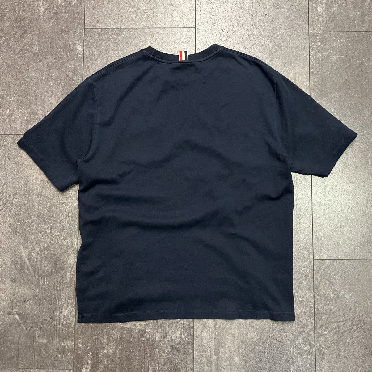Thom Browne Thom Browne Oversized Pocket T-Shirt Navy Size US M / EU 48-50 / 2 - 2 Thumbnail