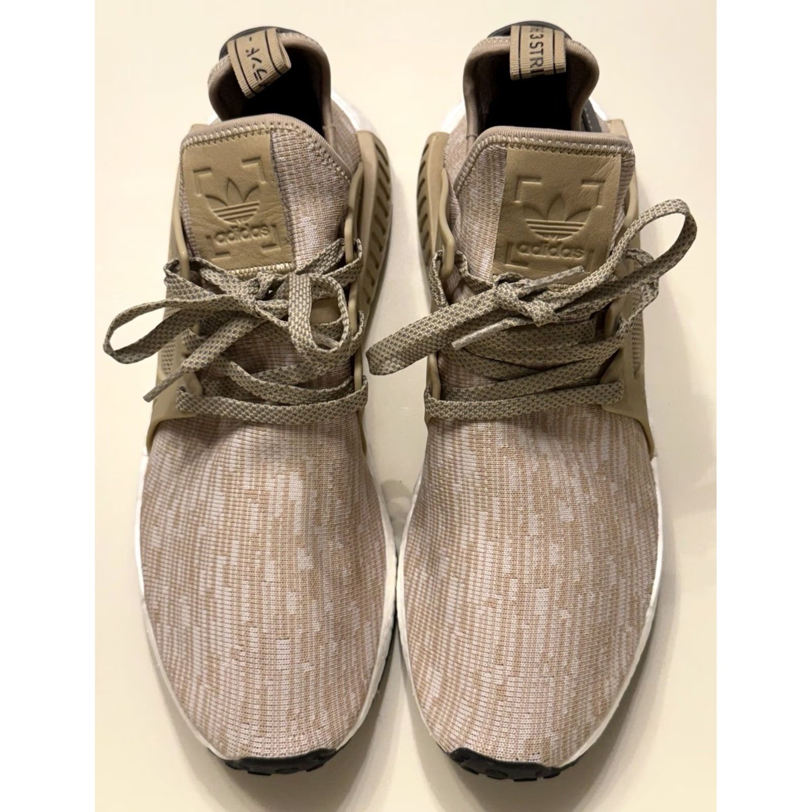 Adidas adidas NMD XR1 Boost Linen Primeknit Sneaker Mens 13 Linen/Metallic Silver/Core Black 2016 S77194 Vintage No Size US 13 / EU 46 - 2 Thumbnail