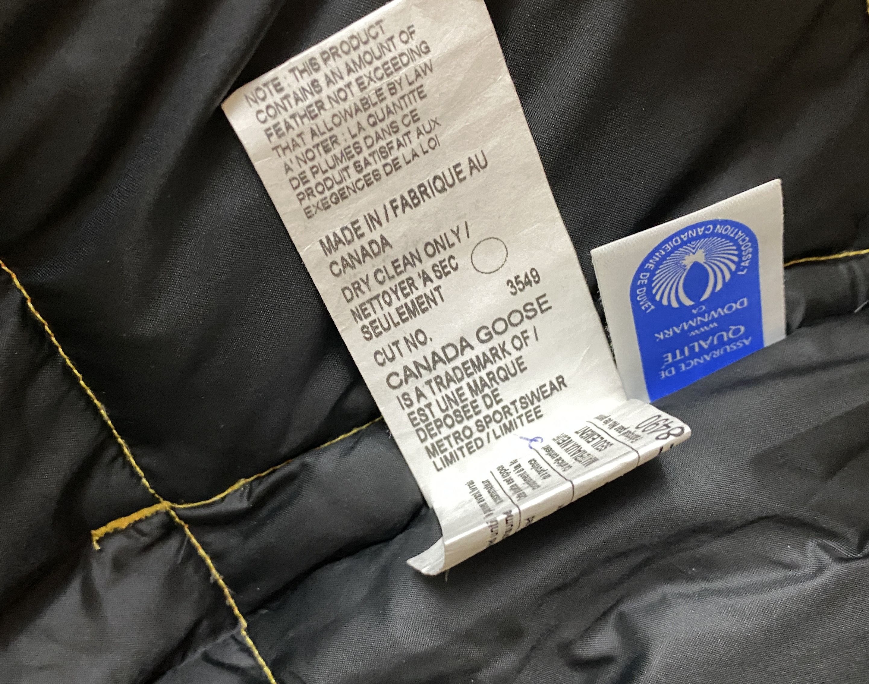 Canada Goose Authentic Men's Canada Goose Down Vest Gilet Jacket Size XS Size US XS / EU 42 / 0 - 11 Thumbnail
