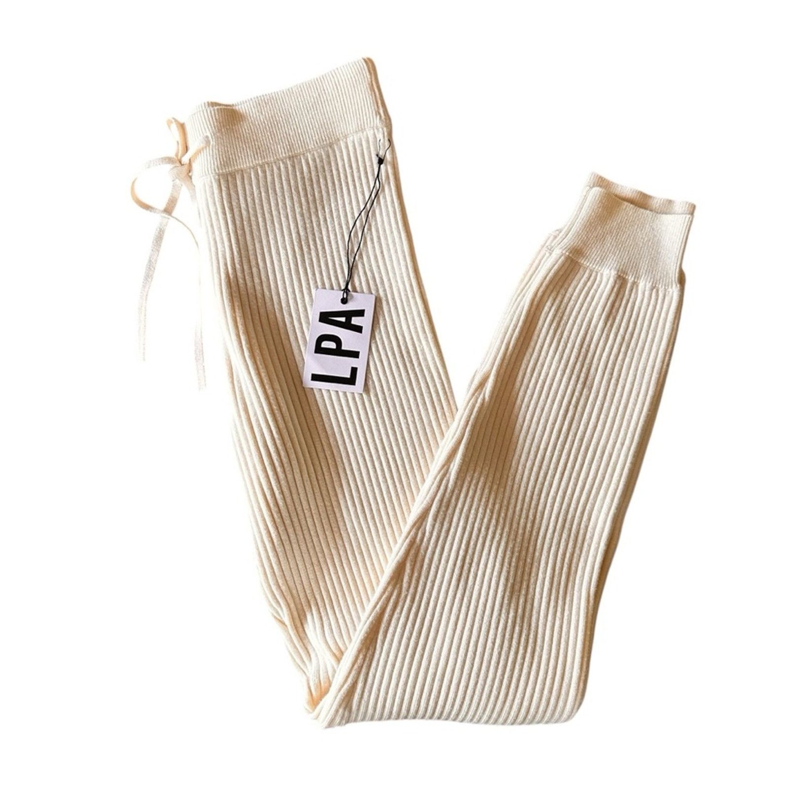 REVOLVE NWT LPA Wide Rib Jogger – Neutral – Size XS Size 26" / US 2 / IT 38 - 5 Thumbnail