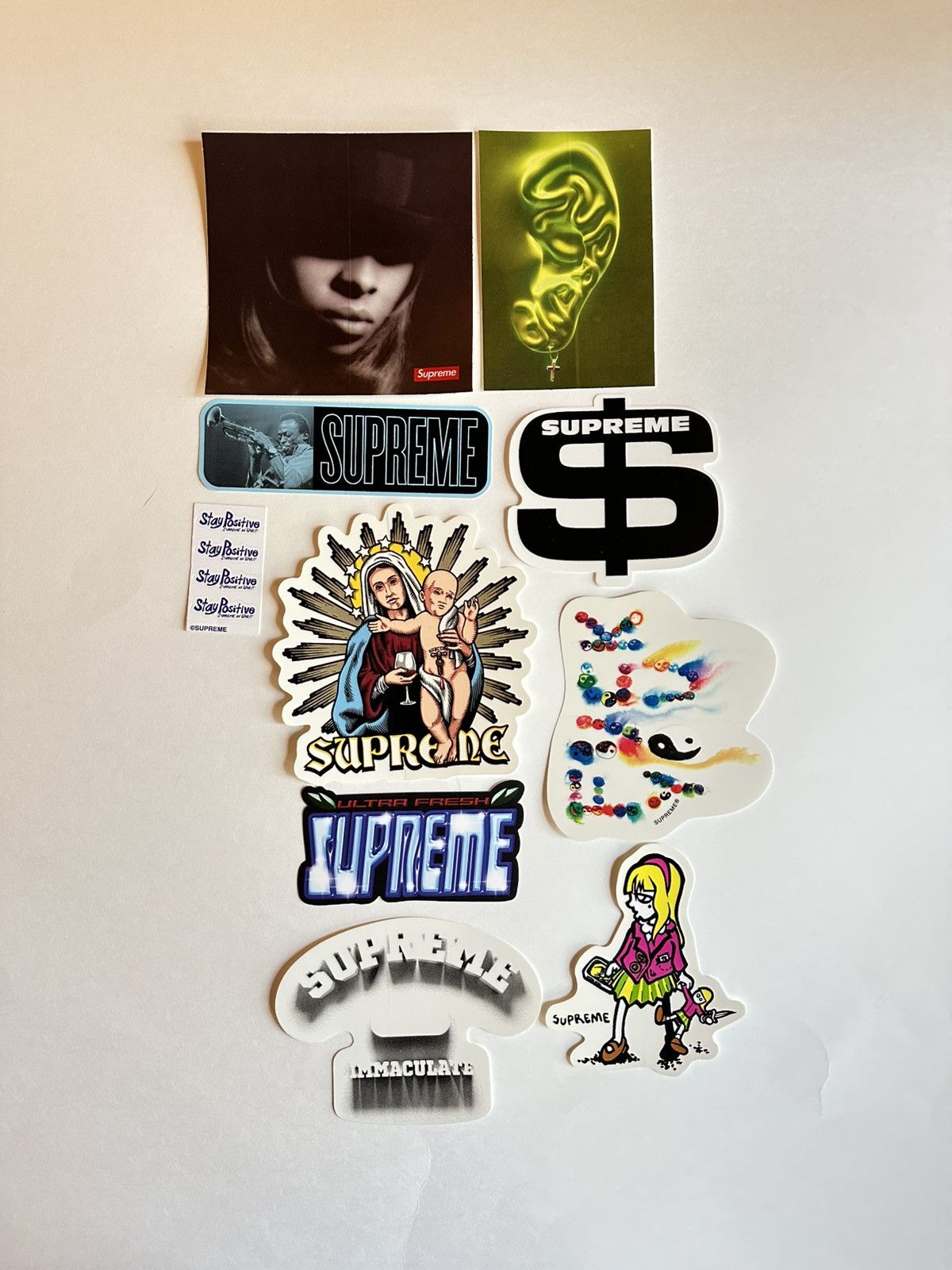 Supreme 10x Supreme Stickers Lot Size ONE SIZE - 1 Preview