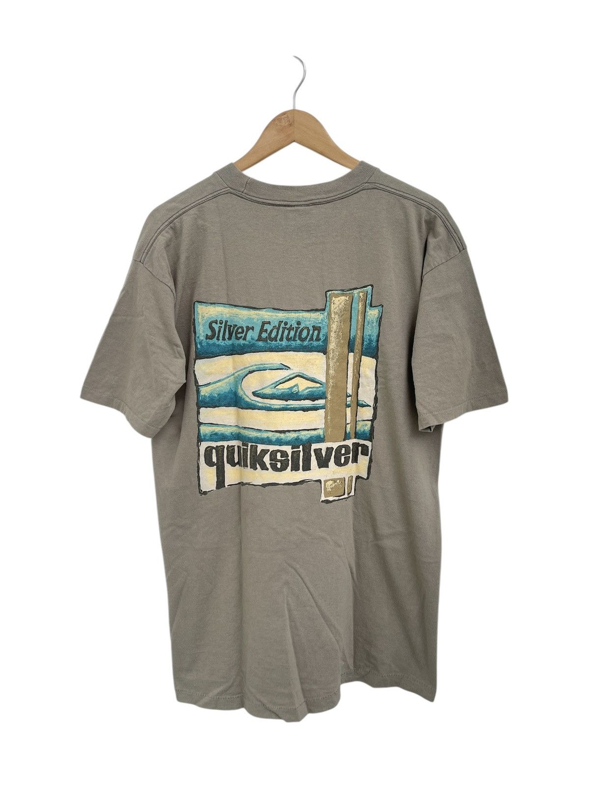 Quiksilver Vintage 90s Quiksilver tee Size US L / EU 52-54 / 3 - 1 Thumbnail