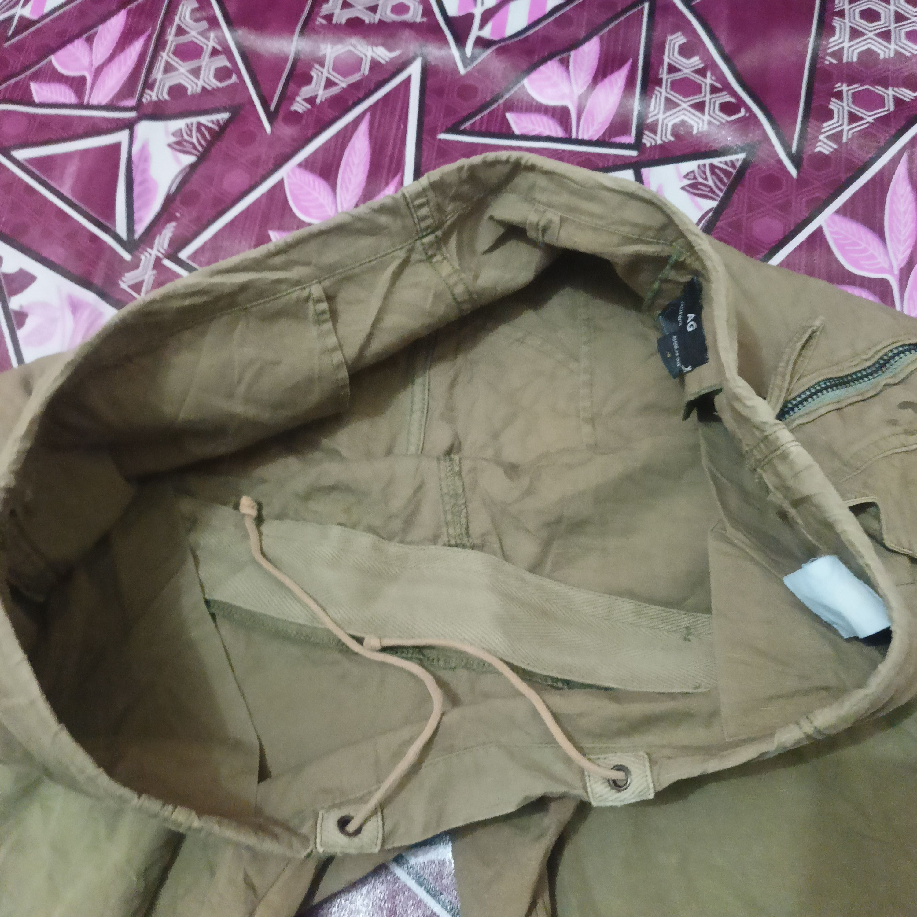 Japanese Brand rare💥 Japan private brand AG by designer's bomb cargo pants Size US 37 - 9 Thumbnail