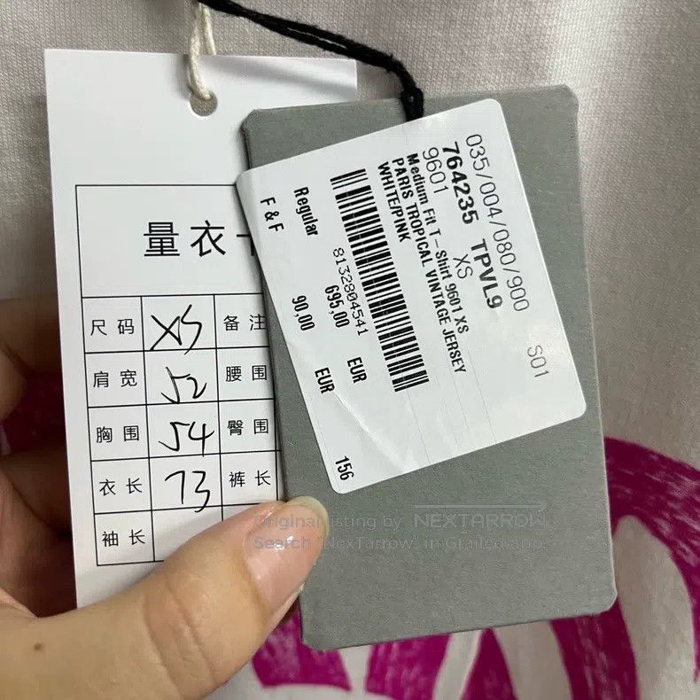 Balenciaga Balenciaga Off-white hand-painted letter beach pattern pri Size US XS / EU 42 / 0 - 3 Thumbnail