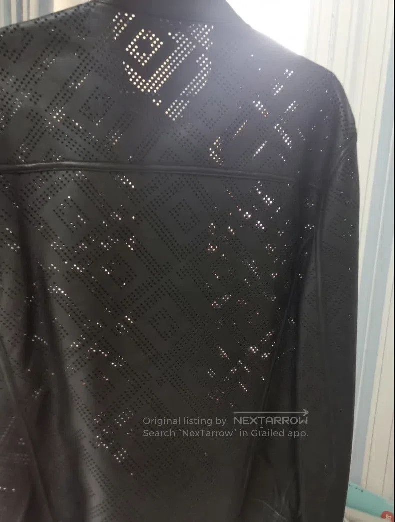 Versace Versace Hollow motorcycle jacket leather jacket Size US M / EU 48-50 / 2 - 5 Thumbnail