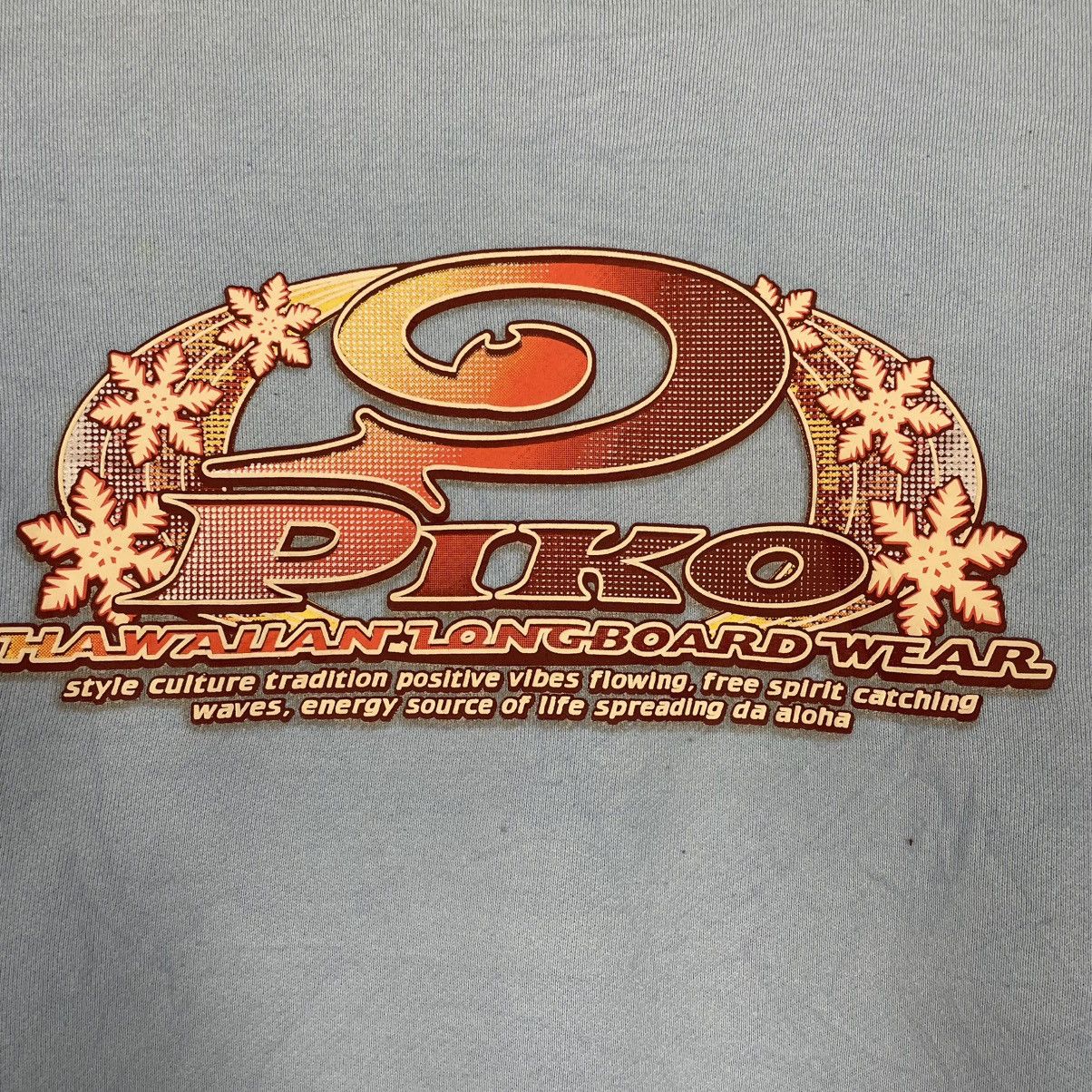 Japanese Brand Piko Hawaian Big Logo Surf Crewneck Sweatshirt Size US M / EU 48-50 / 2 - 8 Thumbnail