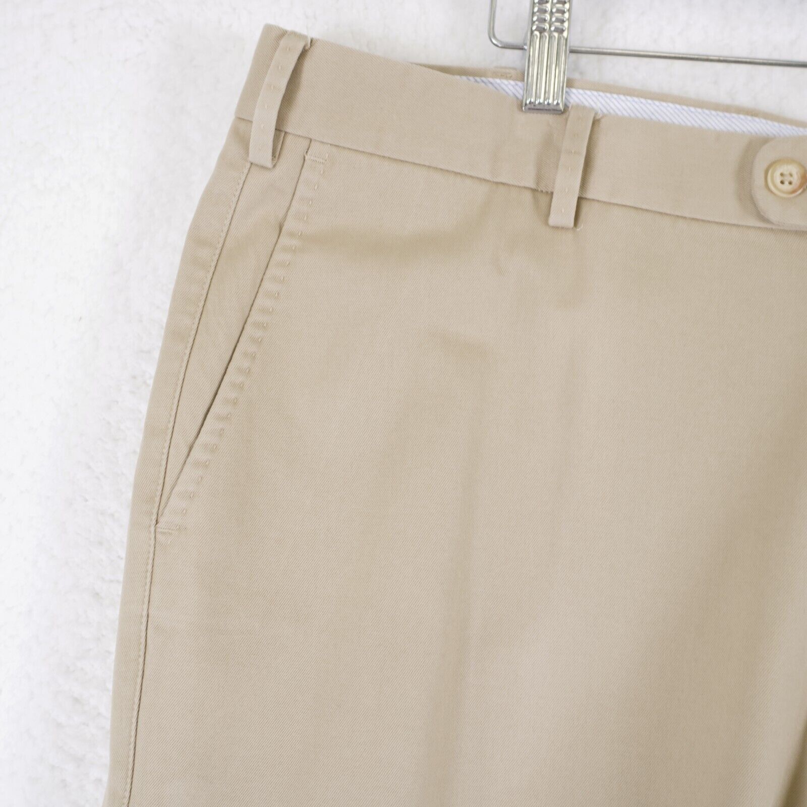 Peter Millar Peter Millar Pima Cotton Chino Pants Tan Flat Front High Ris Size US 40 / EU 56 - 2 Thumbnail