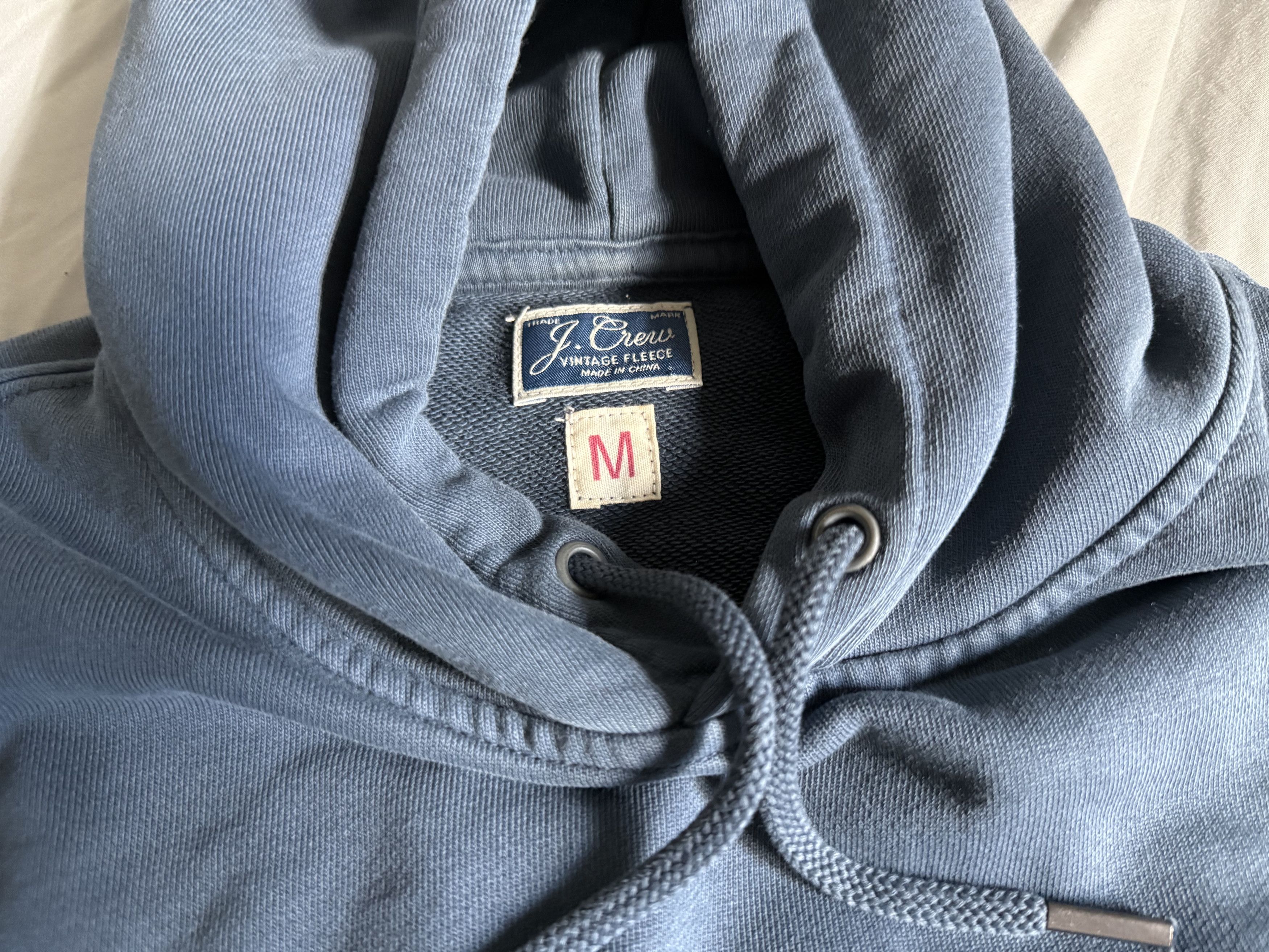 J.Crew J. Crew Garment Dyed French Terry Hoodie Sweatshirt NAVY Size US M / EU 48-50 / 2 - 3 Thumbnail