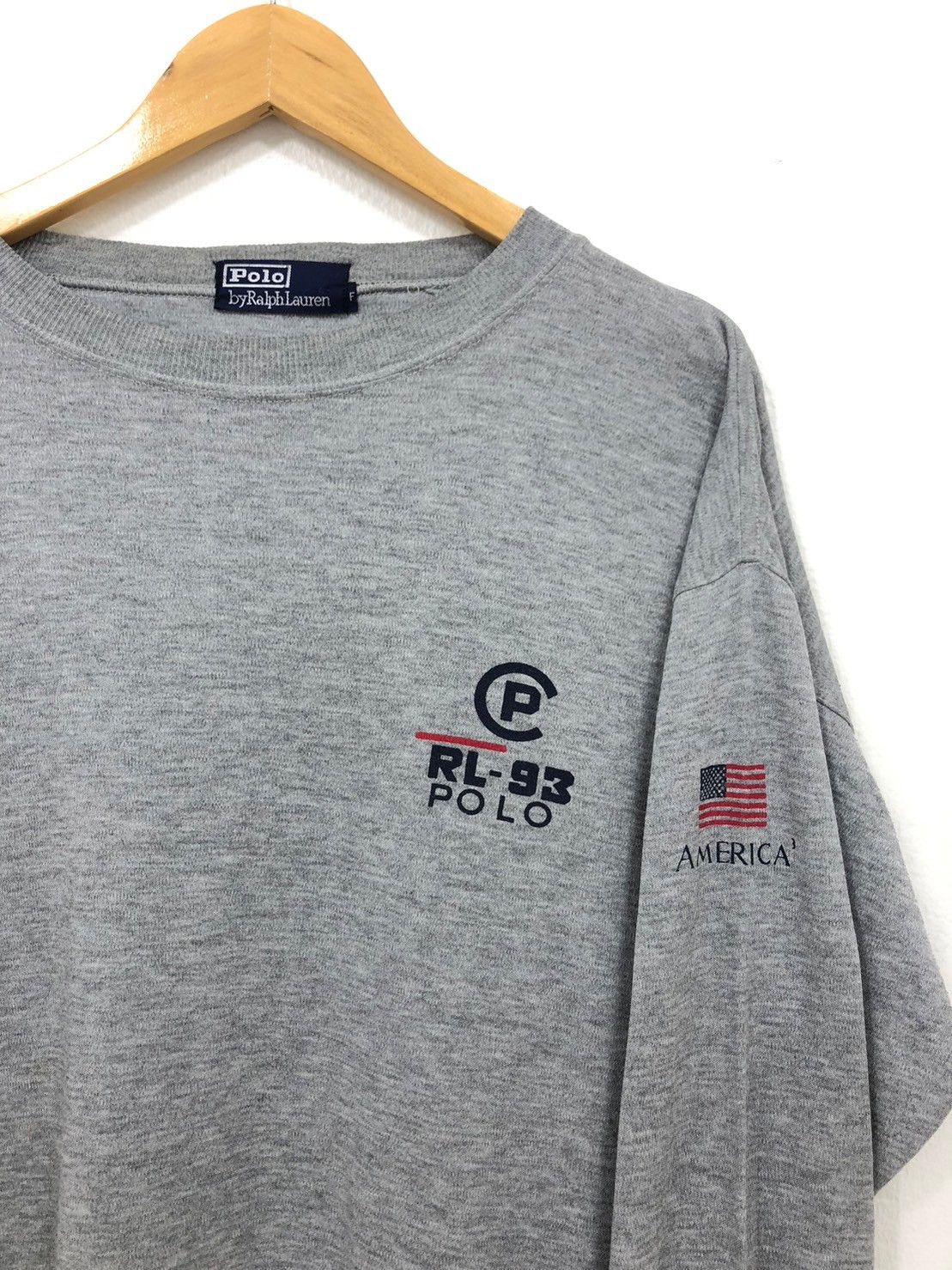Polo Ralph Lauren × Ralph Lauren × Vintage Vintage Polo Ralph Lauren CPRL 93 America Cup A3 shirt wts01 Size US XL / EU 56 / 4 - 1 Thumbnail