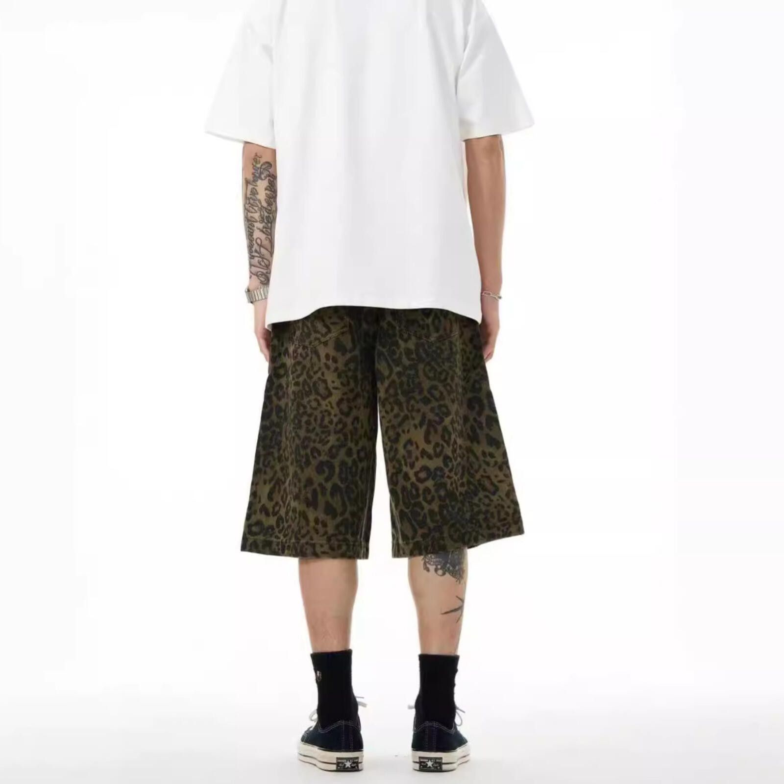 Other Leopard Baggy Loose Jorts Shorts Size US 28 / EU 44 - 7 Thumbnail