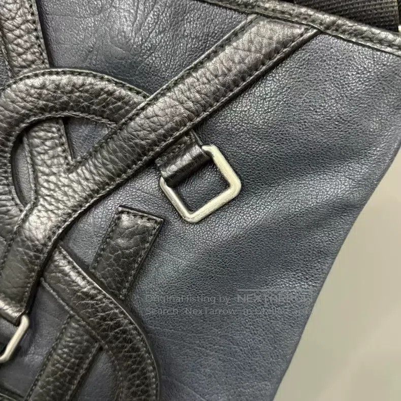 Saint Laurent Paris Saint Laurent Paris Extra Large Leather Logo Tote Bag Size ONE SIZE - 5 Thumbnail