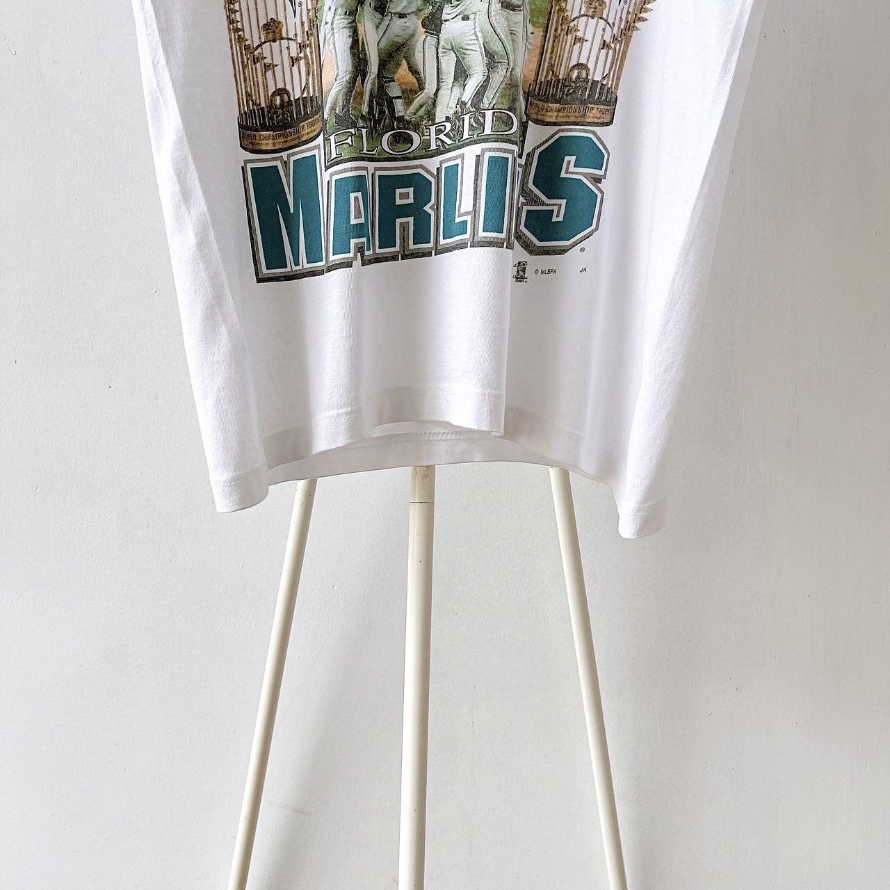Vintage 90s Florida Marlins MLB t-shirt/ S Size US S / EU 44-46 / 1 - 4 Thumbnail