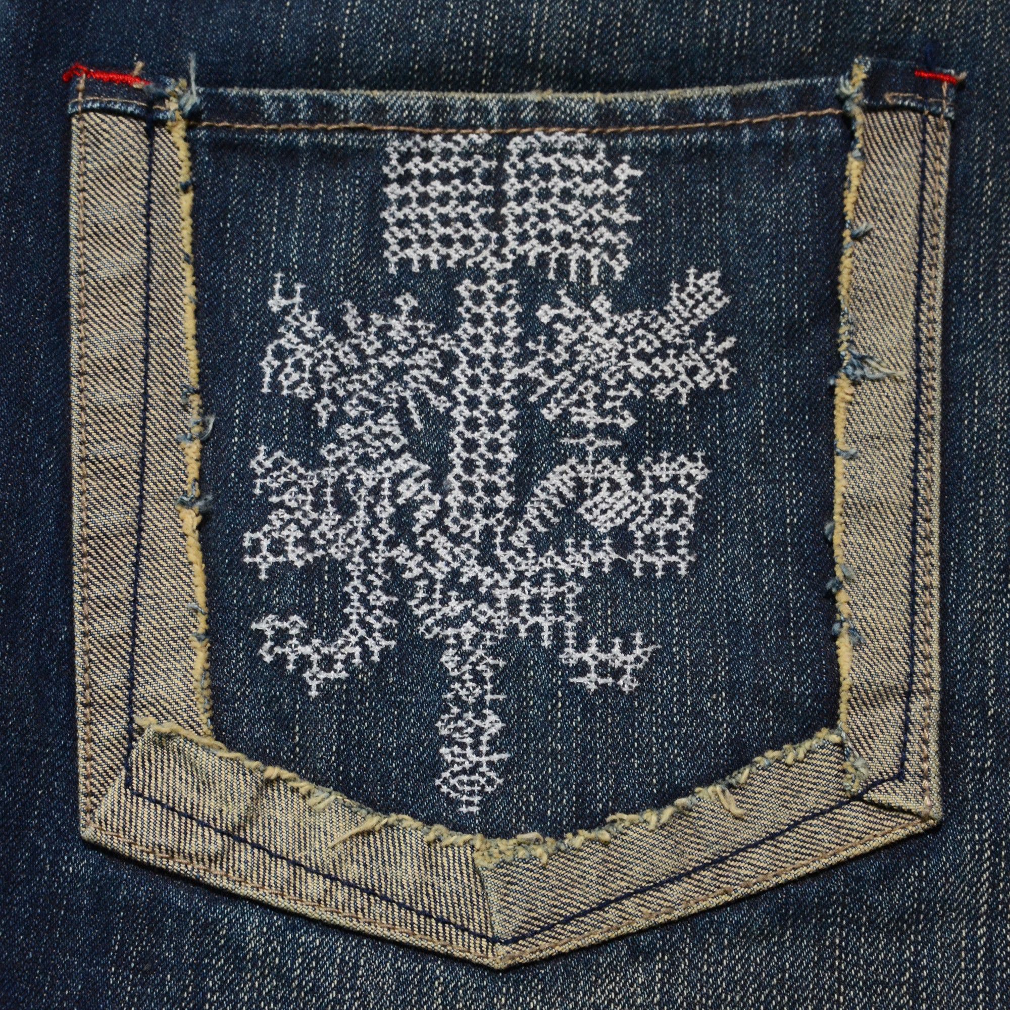Marithe + Francois Girbaud [Tiny Hole] M+FG Jorts W34 Raw Denim Special 2006 Carft Size US 34 / EU 50 - 4 Thumbnail