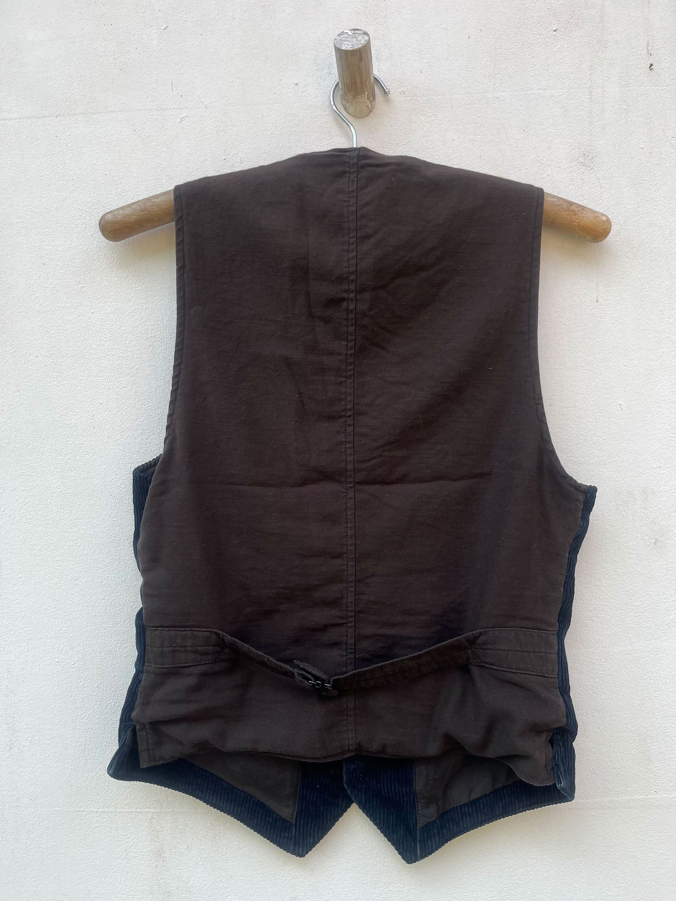 RRL Ralph Lauren Polo Double RL Button Down Corduroy Vest Jacket Size US XS / EU 42 / 0 - 6 Thumbnail