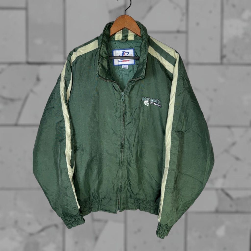 Logo Athletic VINTAGE Logo Athletic Jacket Windbreaker Green Puffer Style L Men’s Regular Size 1990s Athletic Logo Mens L Green Zip Pocket Wearable Now Size US L / EU 52-54 / 3 - 1 Thumbnail