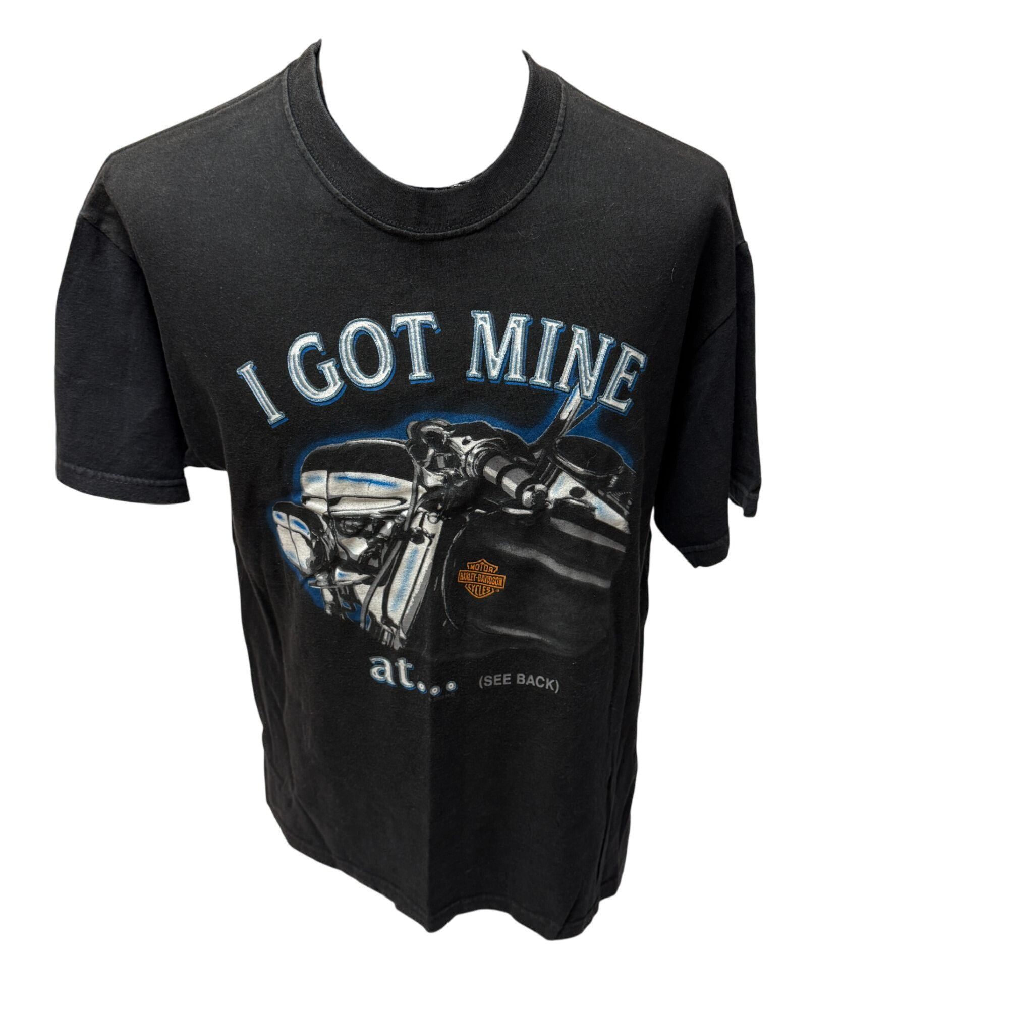 Harley Davidson H-D Motorcycle RGV I Got Mine RIO GRANDE Valley Texas Biker Size US L / EU 52-54 / 3 - 2 Thumbnail