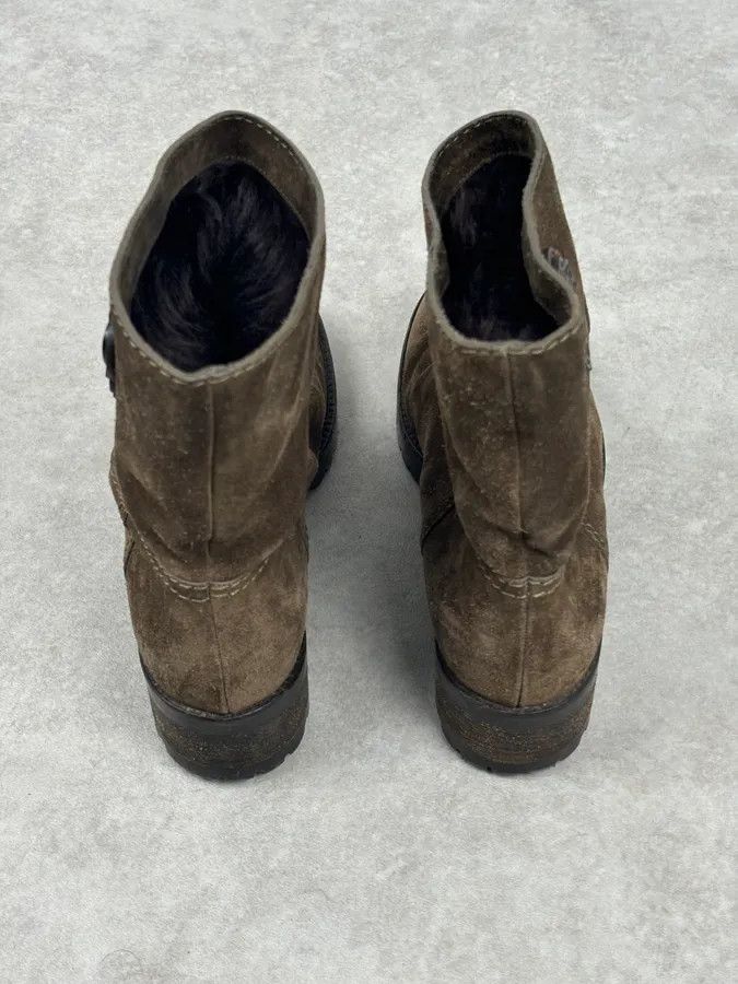 Gucci AW2008 Gucci Brown Suede Ankle Boots by Frida Giannini Size US 9.5 / IT 39.5 - 8 Thumbnail