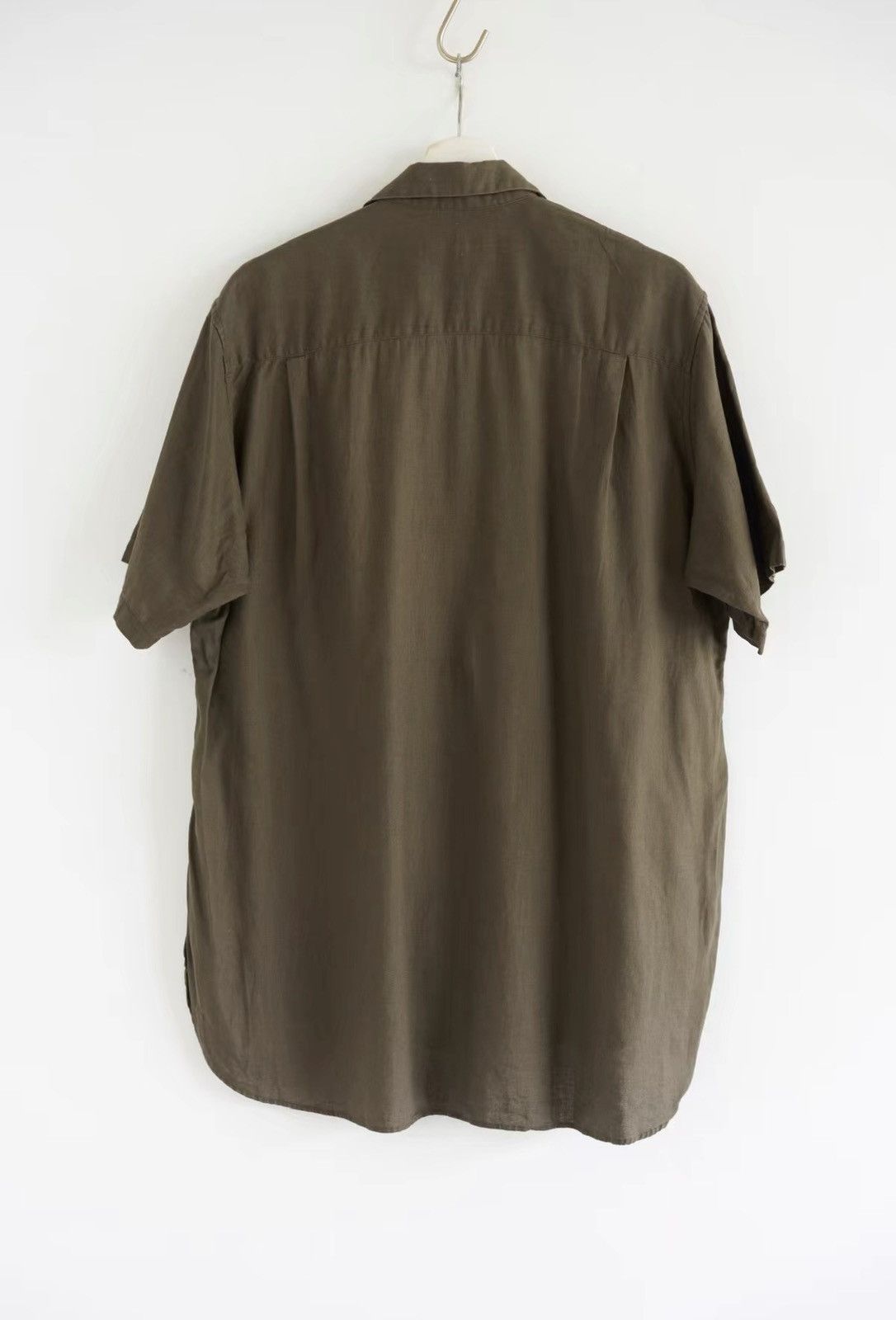 Yohji Yamamoto Yohji Yamamoto 18SS Cotton-Linen Short Sleeve Shirt J4 Size US M / EU 48-50 / 2 - 2 Thumbnail