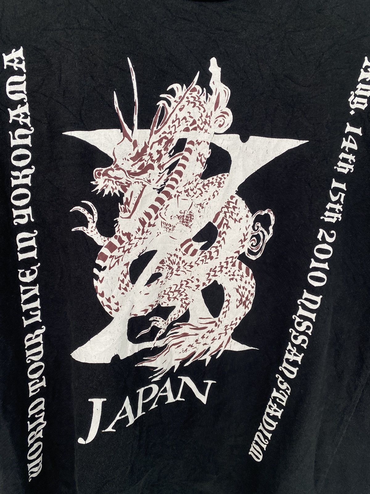Band Tees × Japanese Brand Vintage X japan Band 2010 Tour tee Size US M / EU 48-50 / 2 - 3 Thumbnail