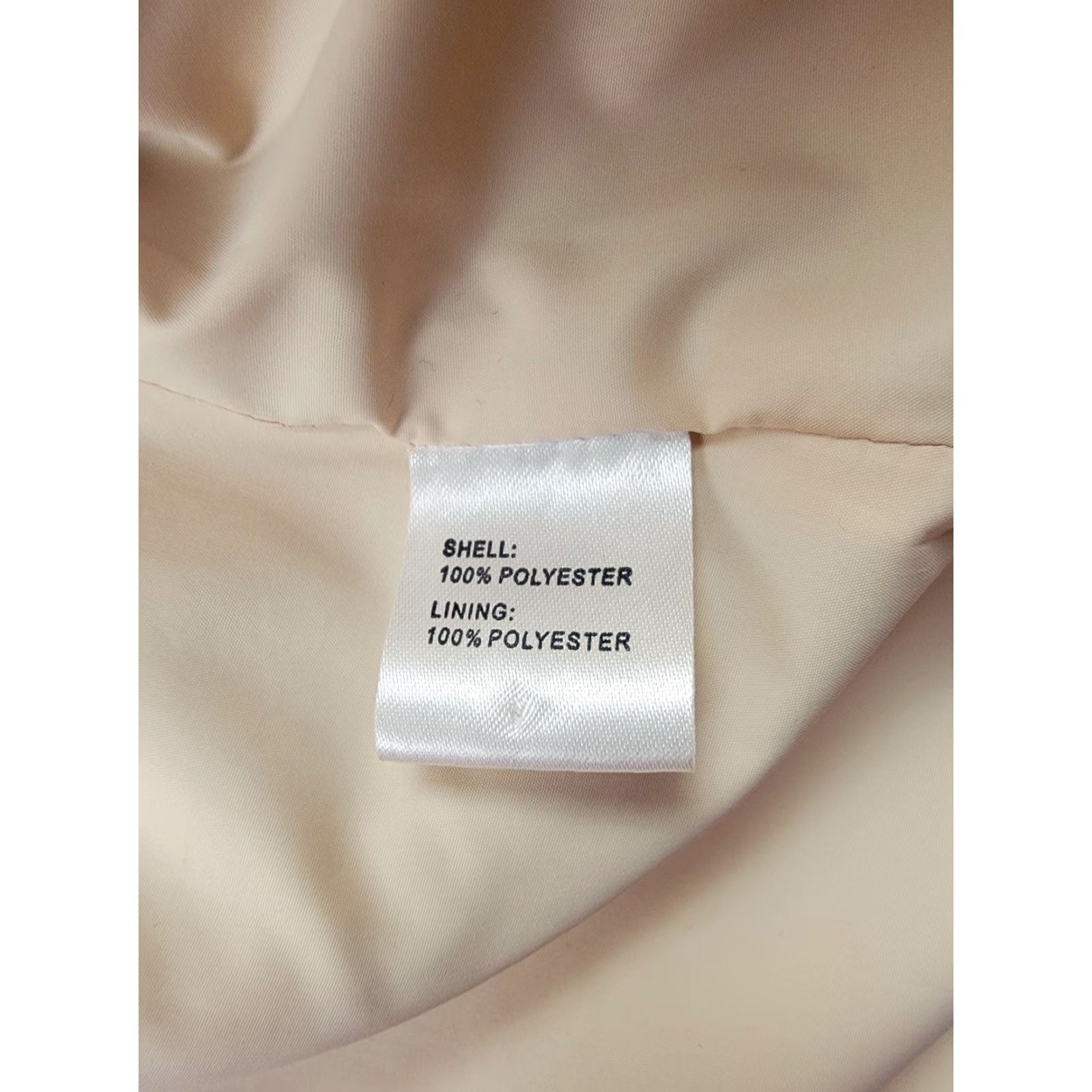 Calvin Klein Calvin Klein Coat Womens Large Tan Faux Suede Pea Coat Classic Pockets Size L / US 10 / IT 46 - 5 Thumbnail